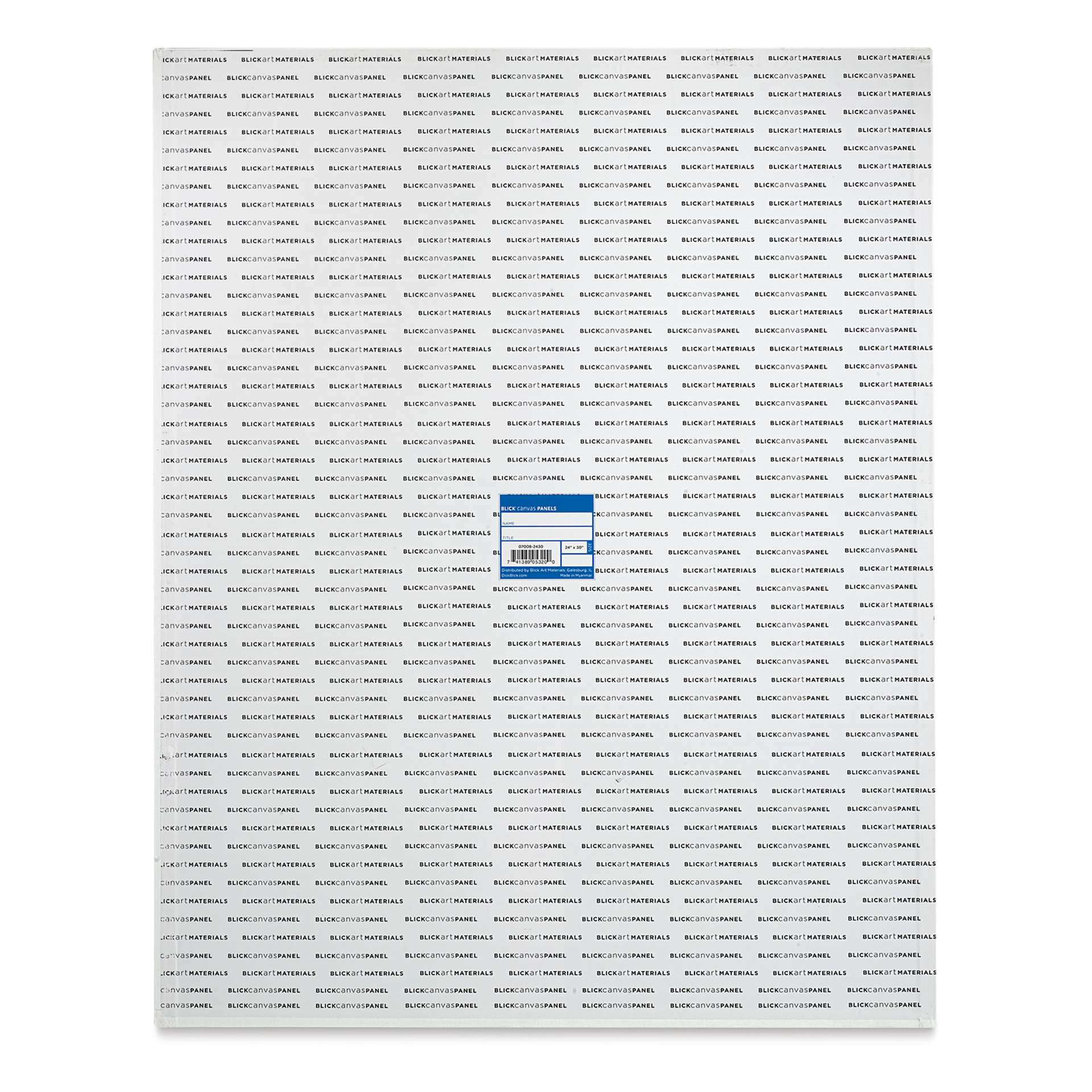 Blick Studio Cotton Canvas Panel - 24" x 30" back