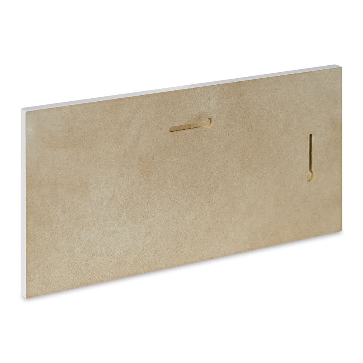 Blick Premier Artists' Panel - Flat, 3/8", 6" x 12" back side view