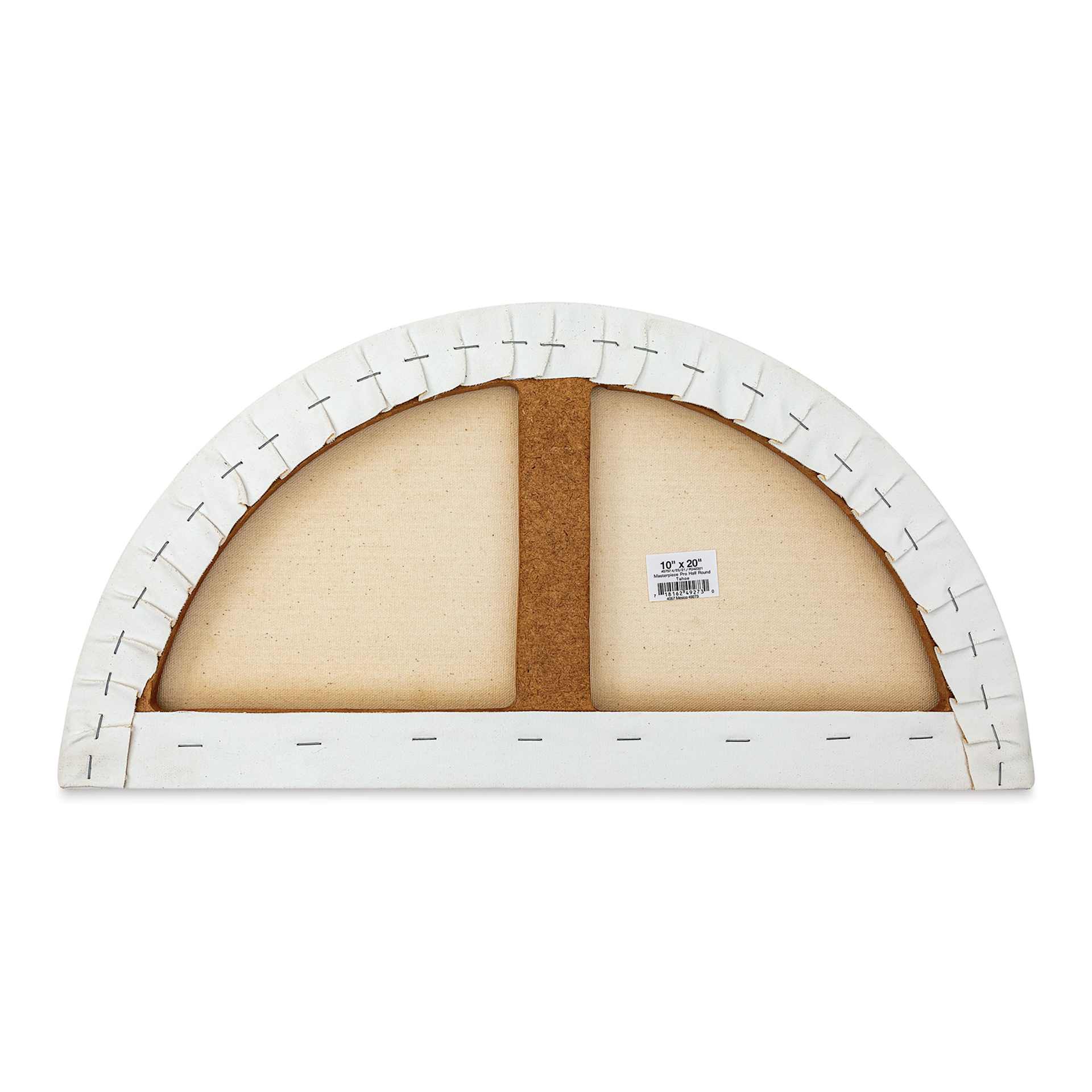 Masterpiece Tahoe Cotton Canvas Shape - Half Round, 10" x 20" back
