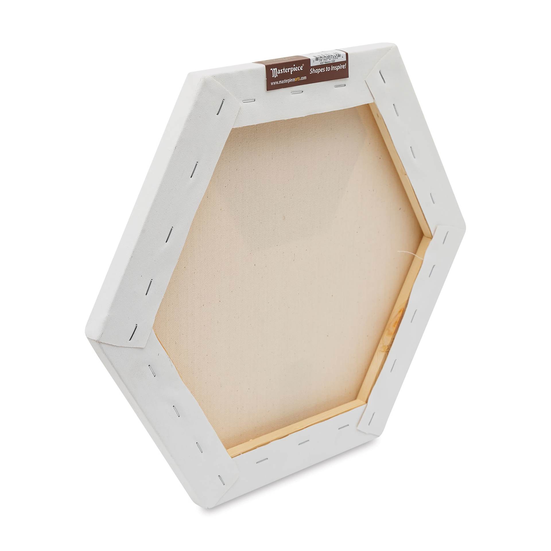 Masterpiece Tahoe Cotton Canvas Shape - Hexagon, 14" angled back view