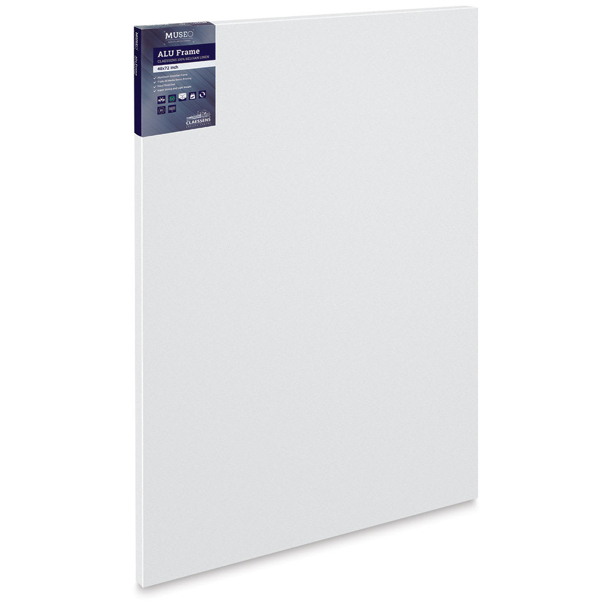 Museo Alu-Frame Claessens Belgian Linen Canvas - 48" x 72", 1-3/4" Depth