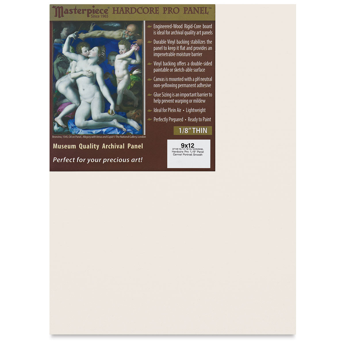 Masterpiece Carmel Hardcore Pro Canvas Panel - 9" x 12"