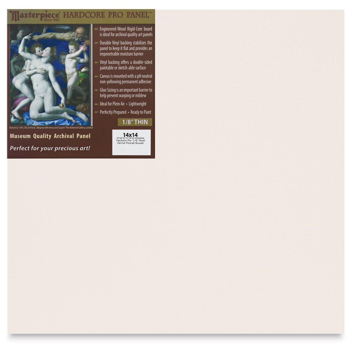 Masterpiece Carmel Hardcore Pro Canvas Panel - 14" x 14"