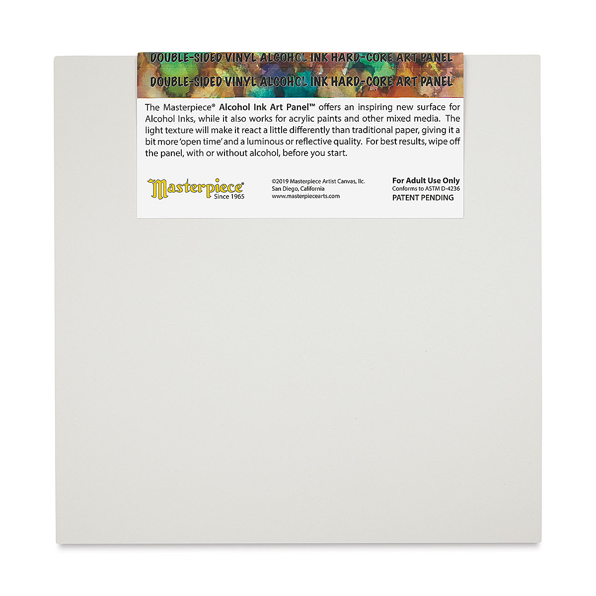 Masterpiece Alcohol Ink Art Panel - 10" x 10", Single Panel