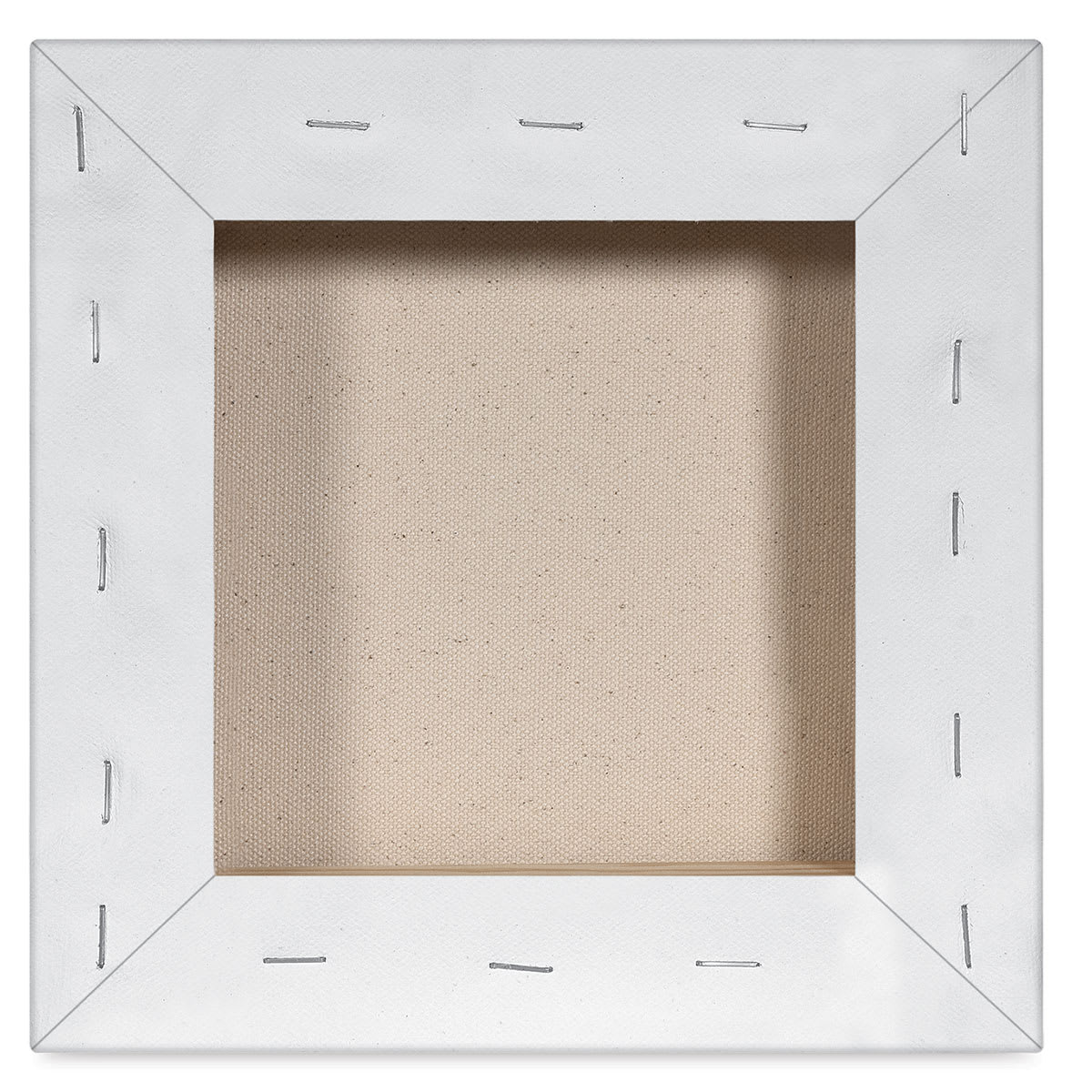 Blick Premier Heavyweight Stretched Cotton Canvas - 8" x 8", 1-3/8" Profile back