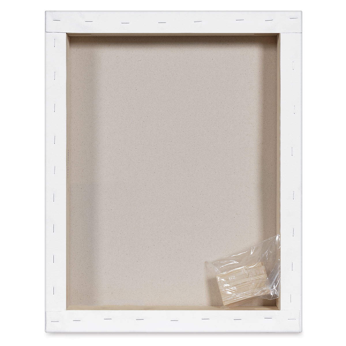 Blick Premier Heavyweight Stretched Cotton Canvas - 16" x 20", 2" Profile  back