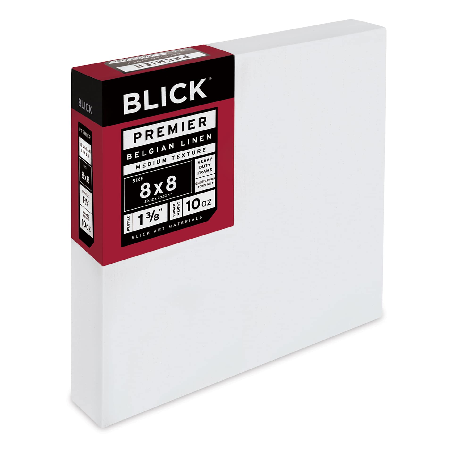 Blick Premier Belgian Linen - 8" x 8", Oil-Primed, 1-3/8" Profile