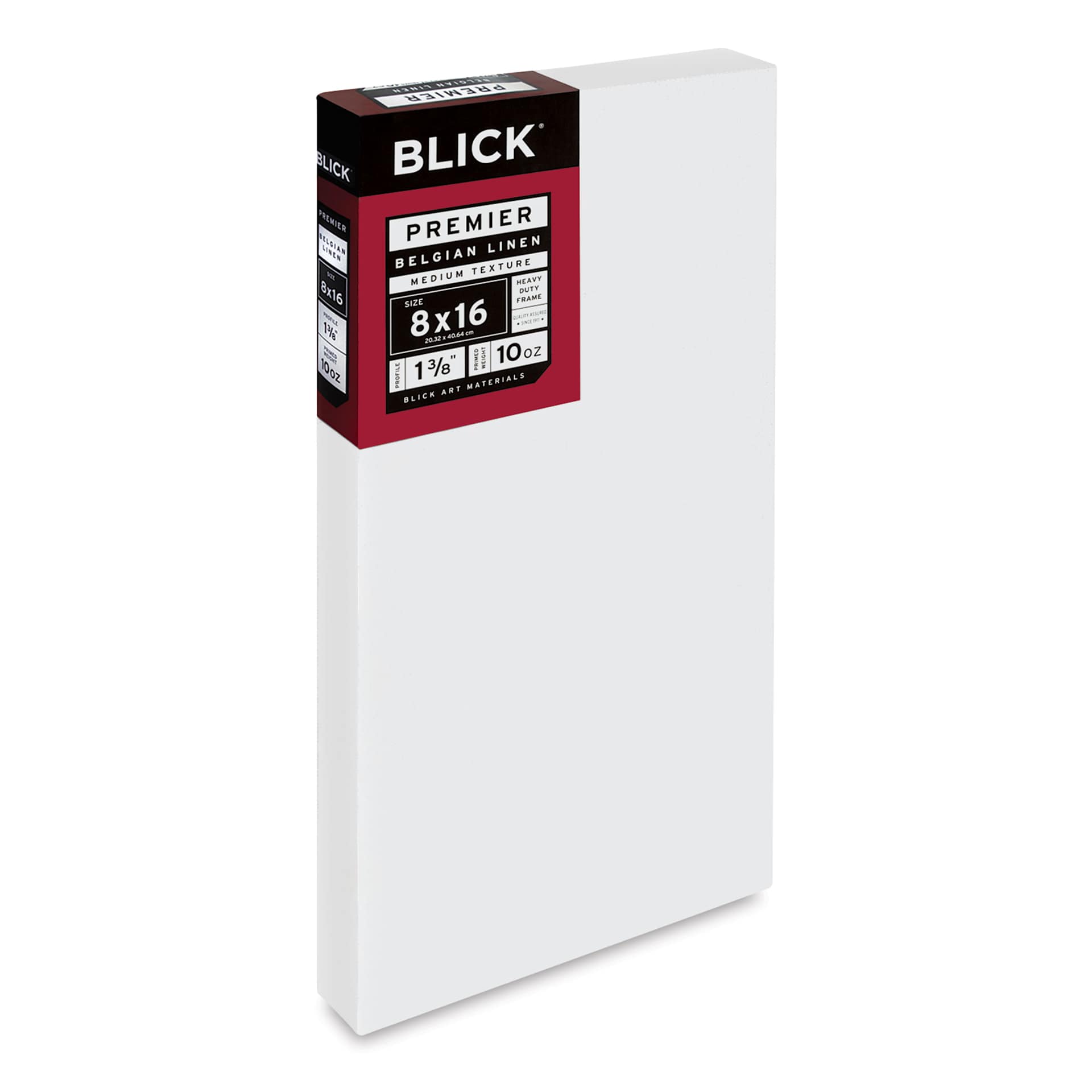 Blick Premier Belgian Linen - 8" x 16", Oil-Primed, 1-3/8" Profile