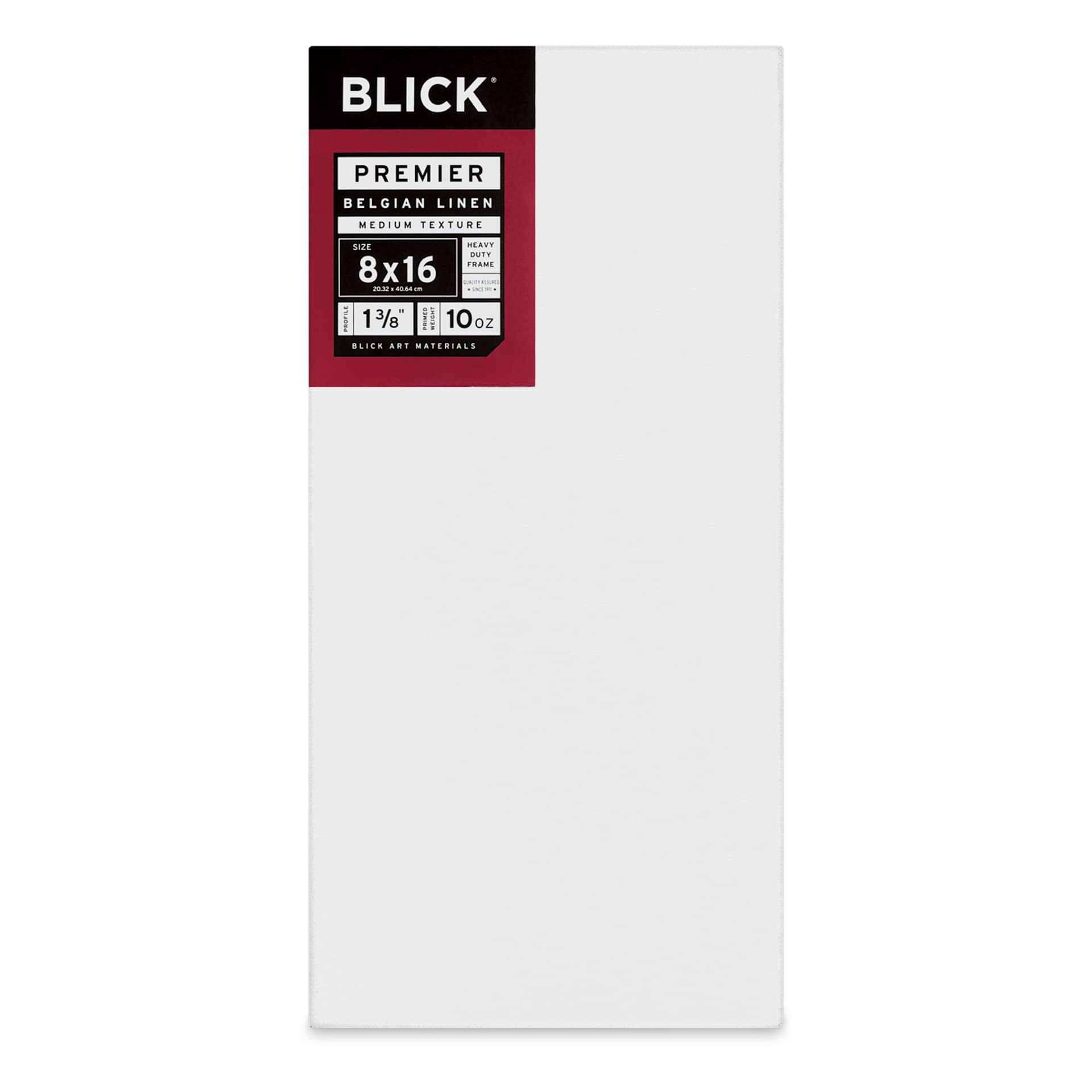 Blick Premier Belgian Linen - 8" x 16", Oil-Primed, 1-3/8" Profile