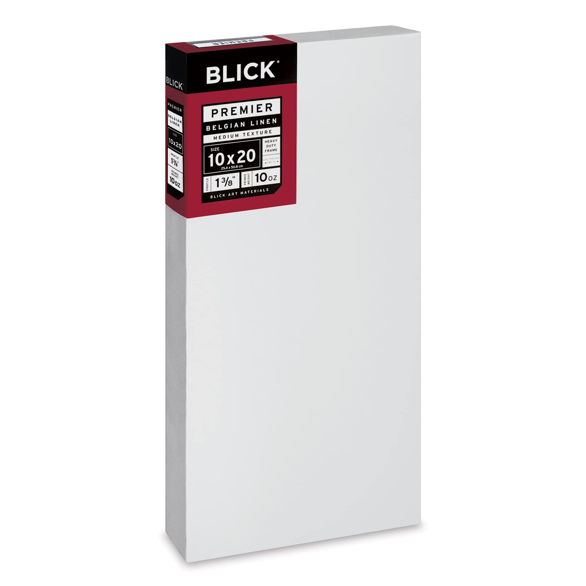 Blick Premier Belgian Linen - 10" x 20", Oil-Primed, 1-3/8" Profile