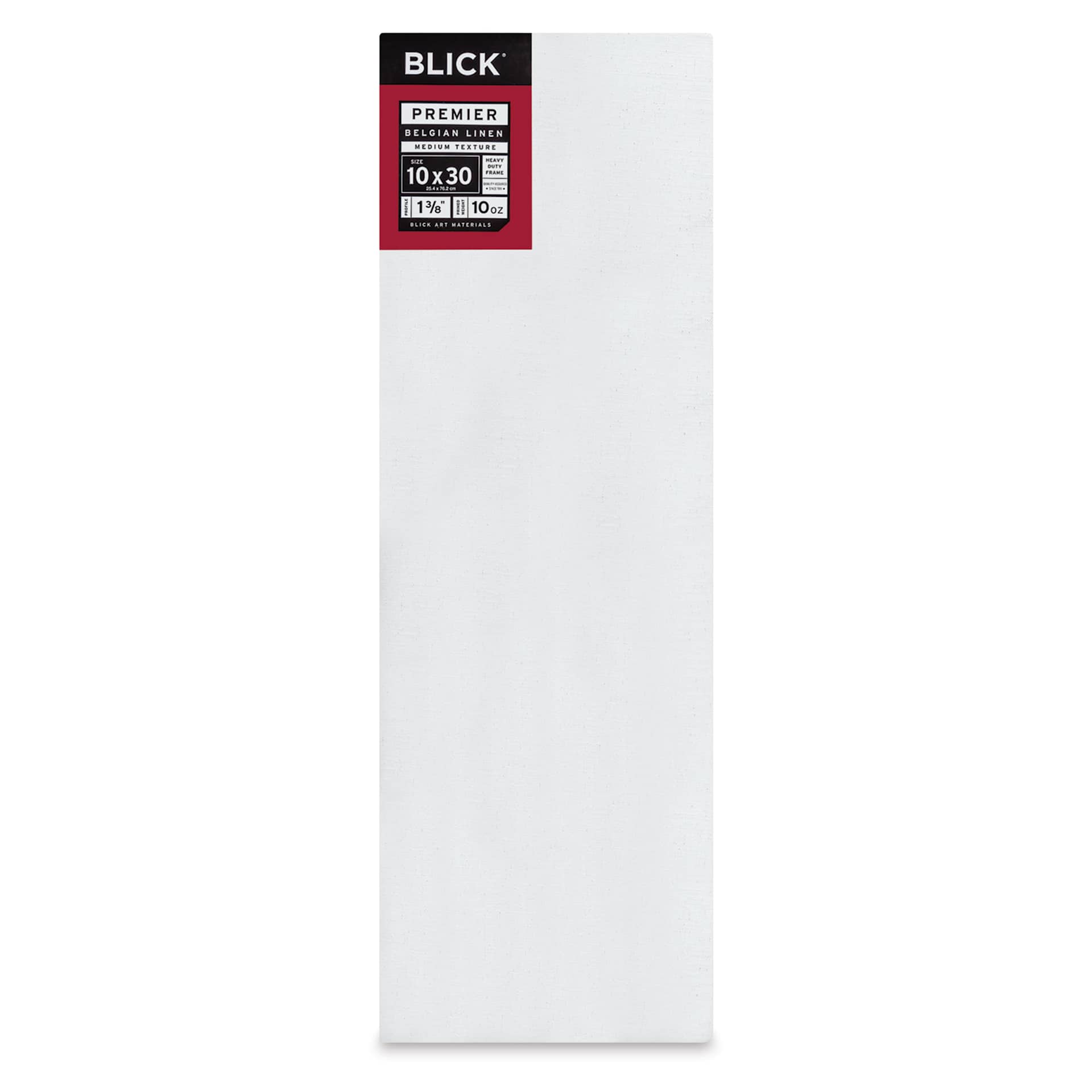 Blick Premier Belgian Linen - 10" x 30", Oil-Primed, 1-3/8" Profile