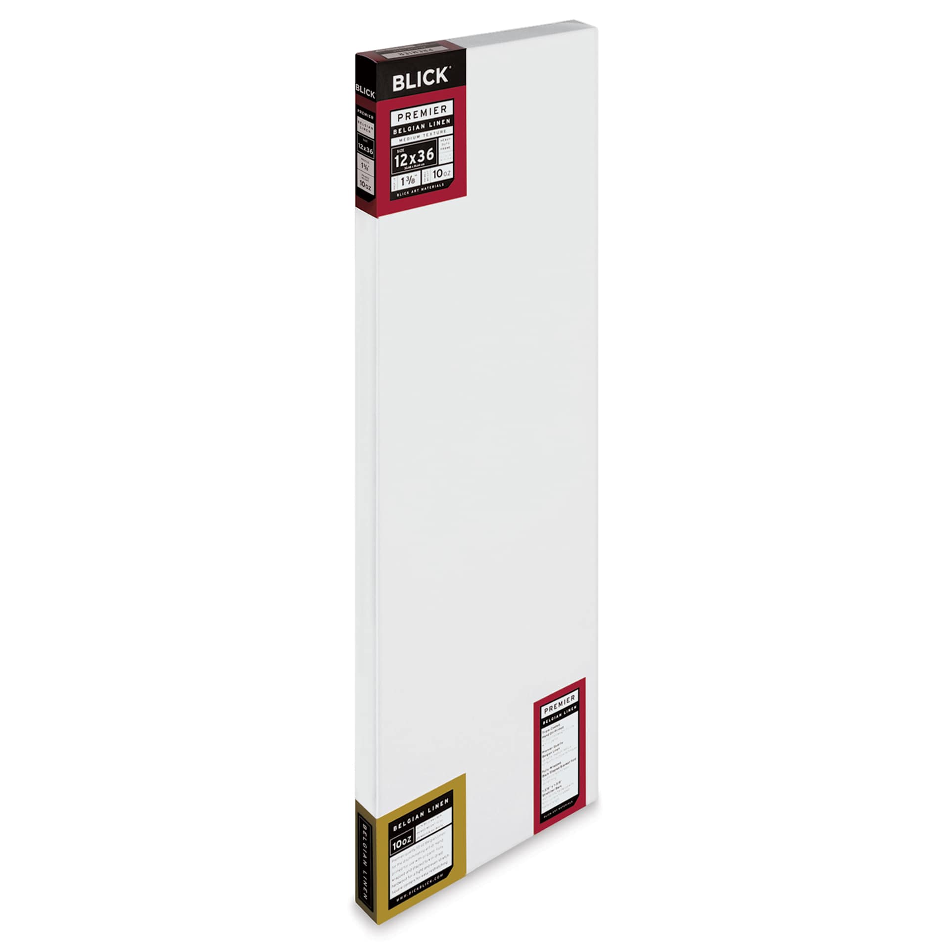 Blick Premier Belgian Linen - 12" x 36", Oil-Primed, 1-3/8" Profile