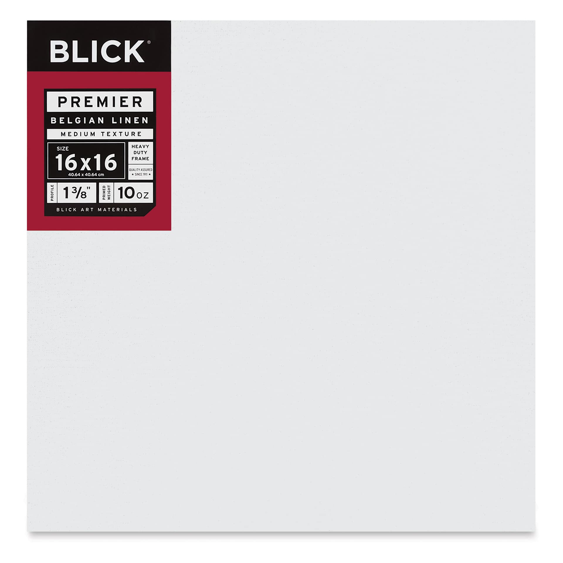 Blick Premier Belgian Linen - 16" x 16", Oil-Primed, 1-3/8" Profile