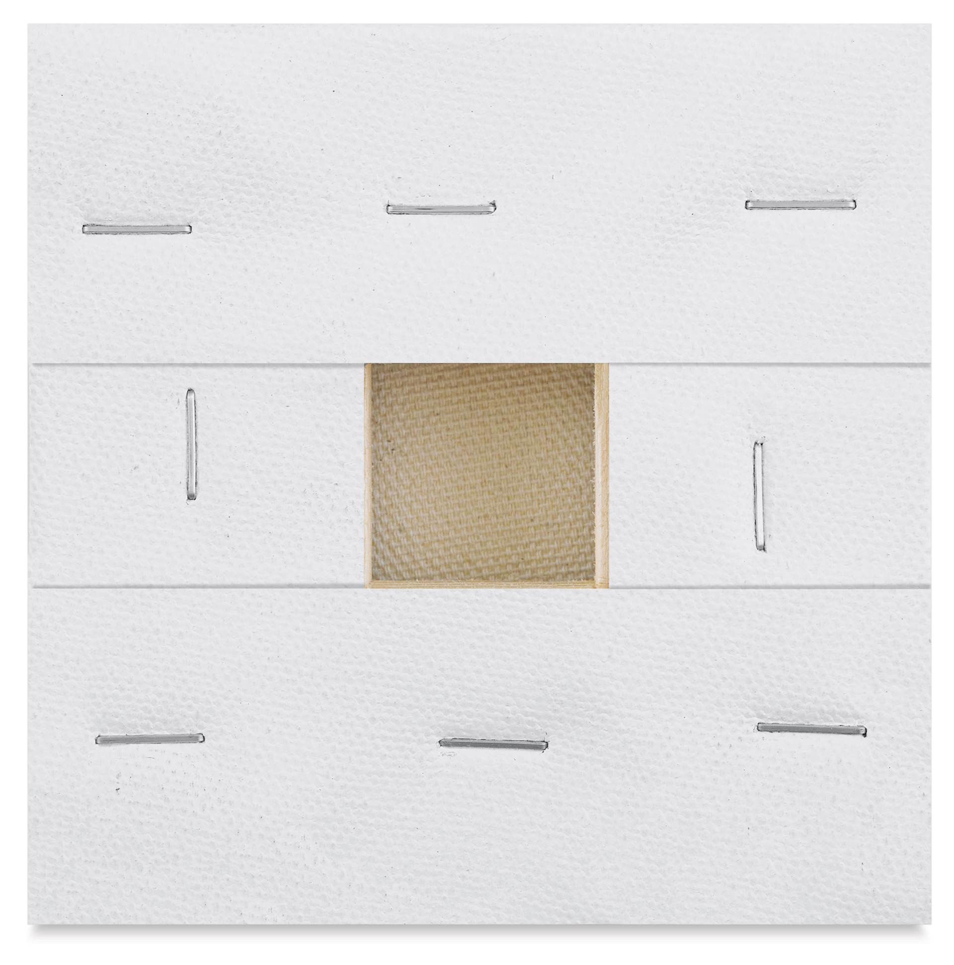 Blick Premier Stretched Cotton Canvas - Traditional Profile, Back-Stapled, 4" x 4" back