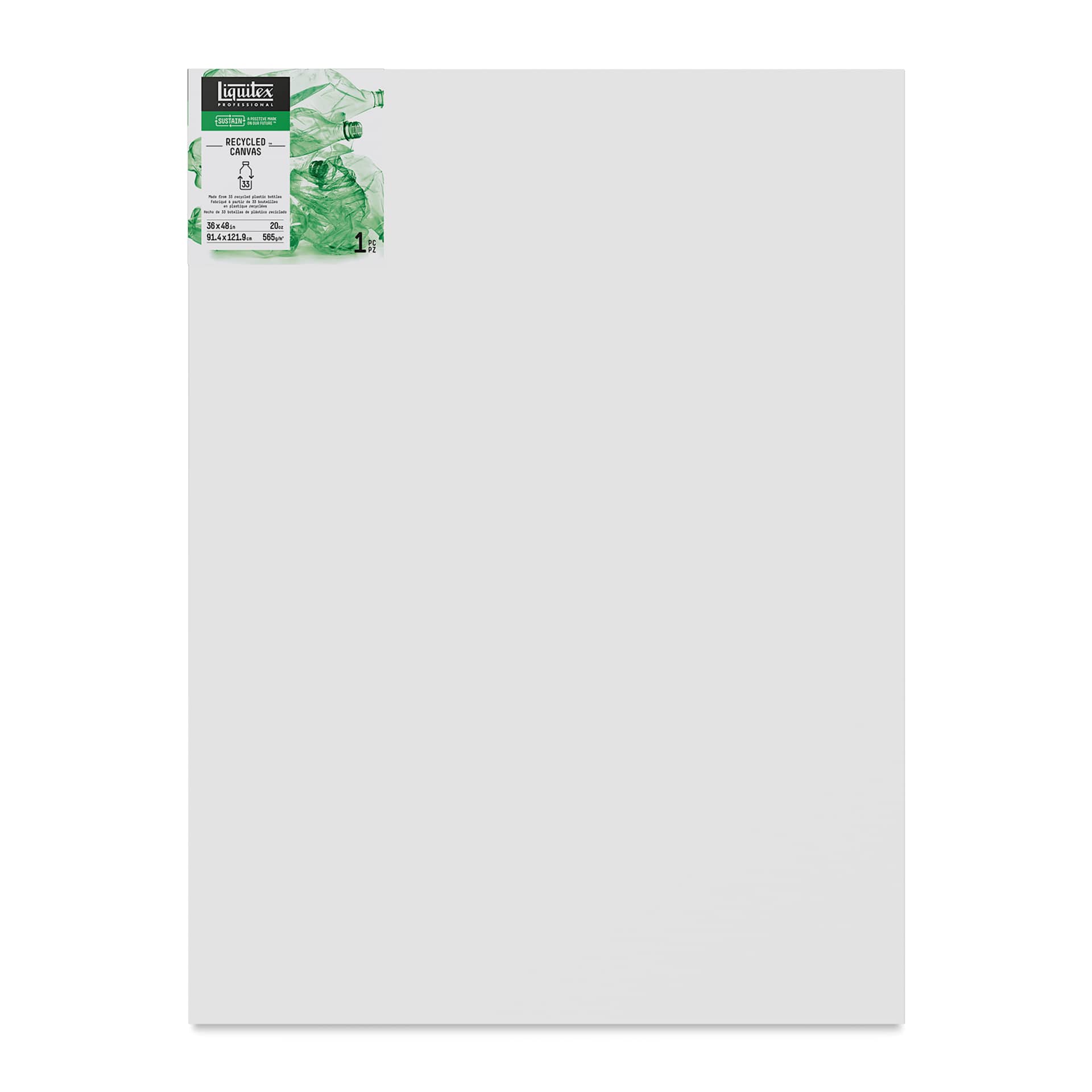 Liquitex Recycled Stretched Canvas - 36" x 48", 3/4" Traditional Profile, front view