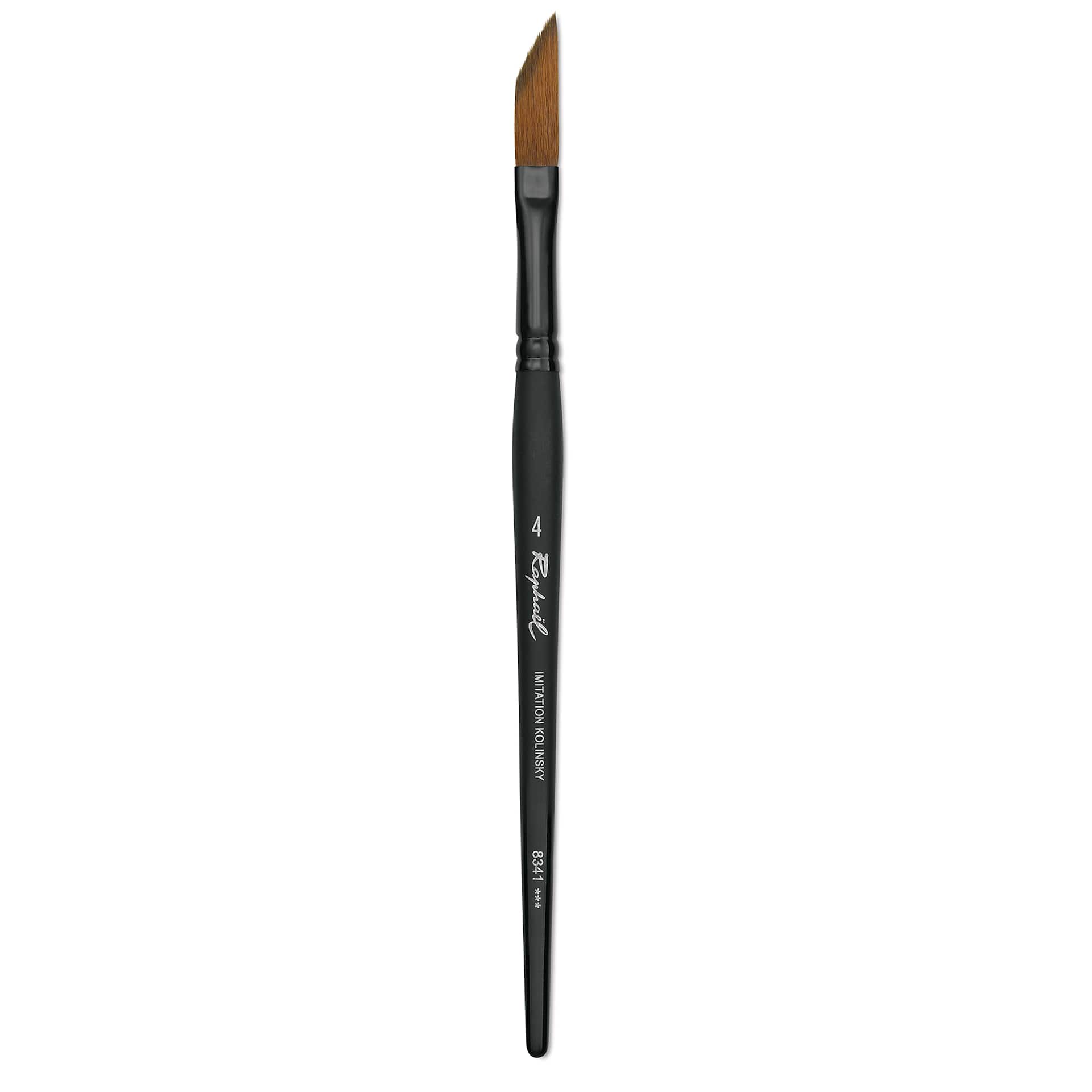 Raphaël Stradivarius Synthetic Kolinsky Sable Brush - Dagger, Size 4, Short Handle