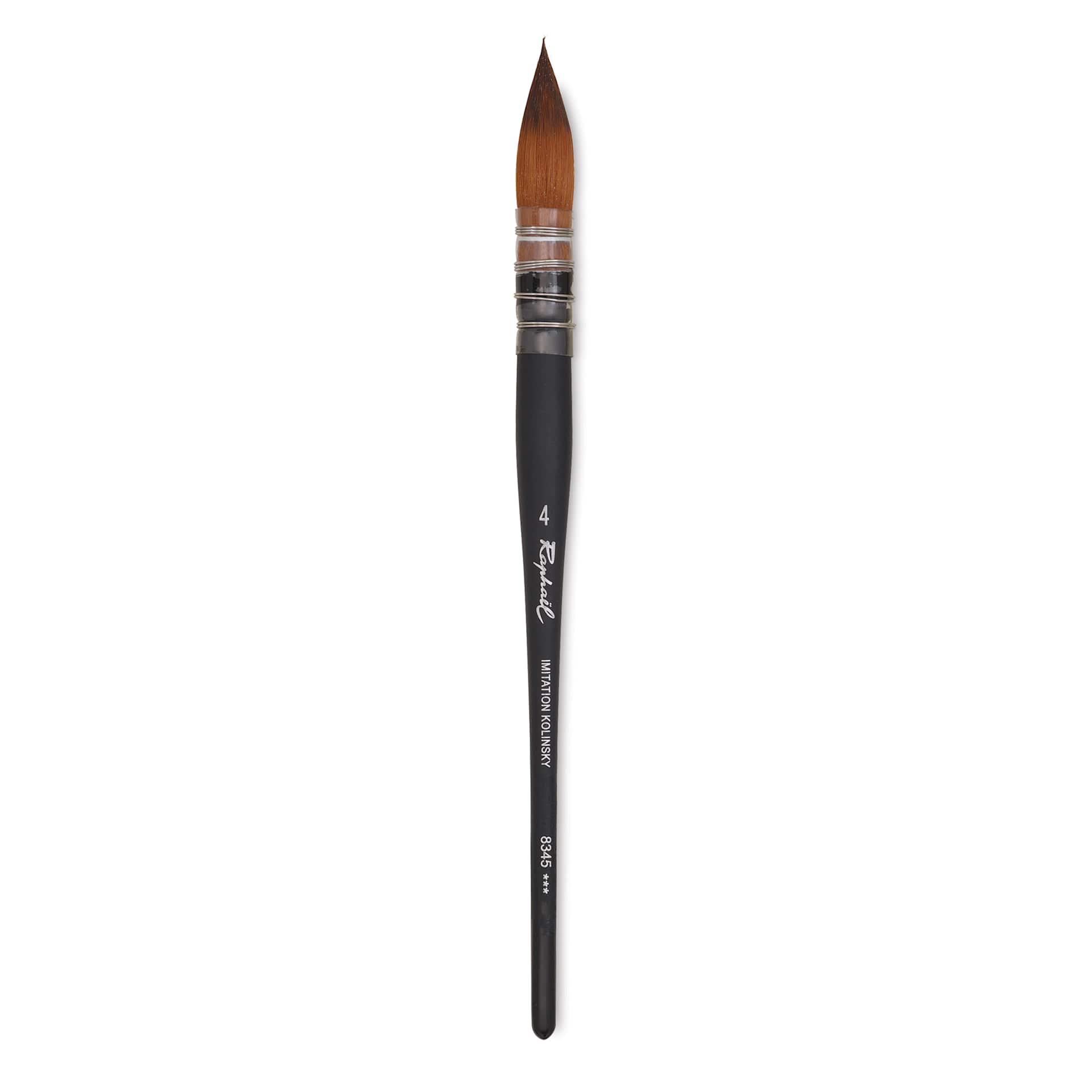 Raphaël Stradivarius Synthetic Kolinsky Sable Brush - Mop, Size 4, Short Handle