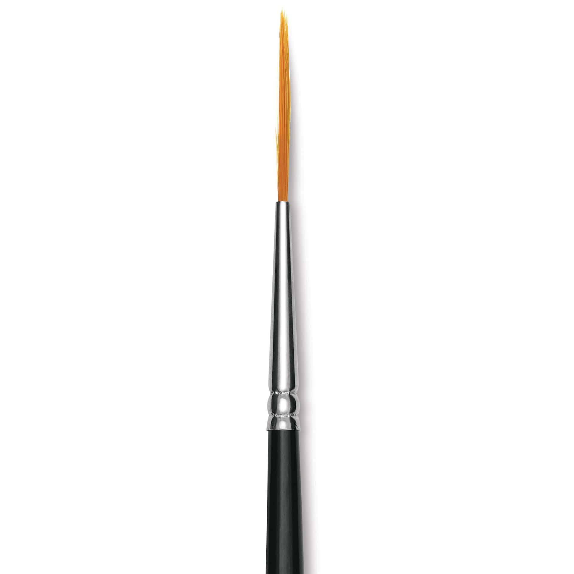 Utrecht Synthetic Sablette Brush - Short Handle, Rigger, Size 0, close-up