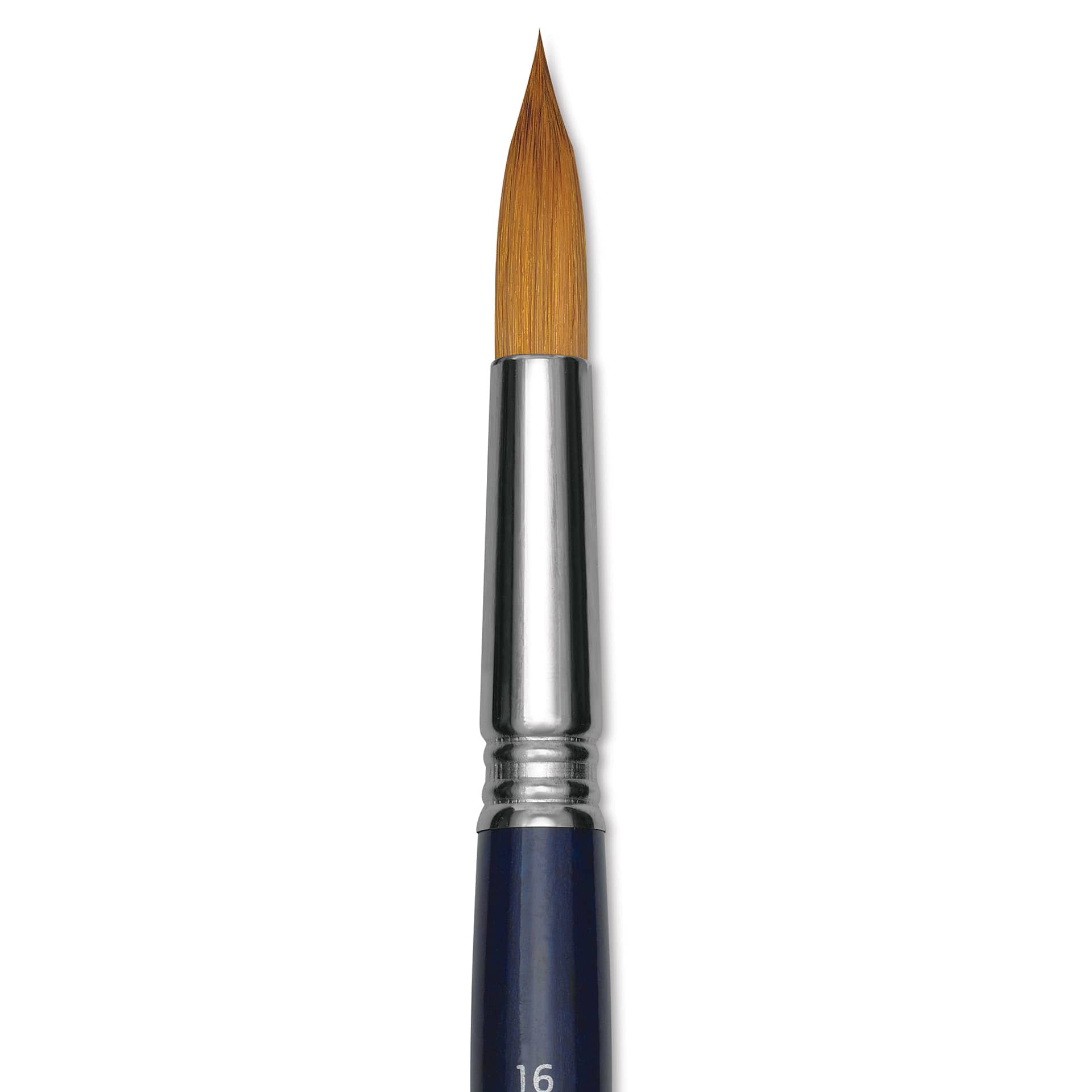 Escoda Chronos Brush - Short Handle, Round, Size 16, close-up