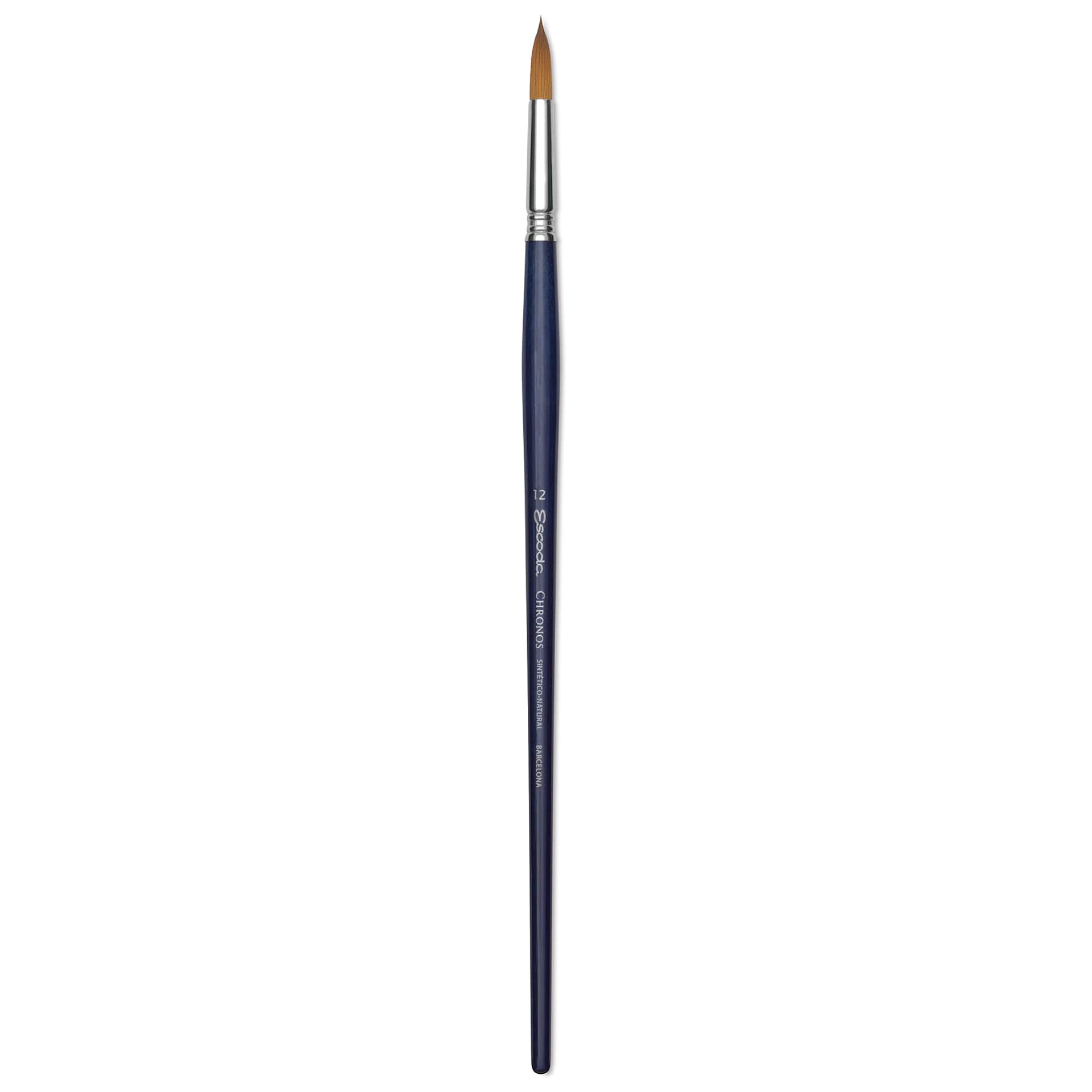 Escoda Chronos Brush - Long Handle, Round, Size 12