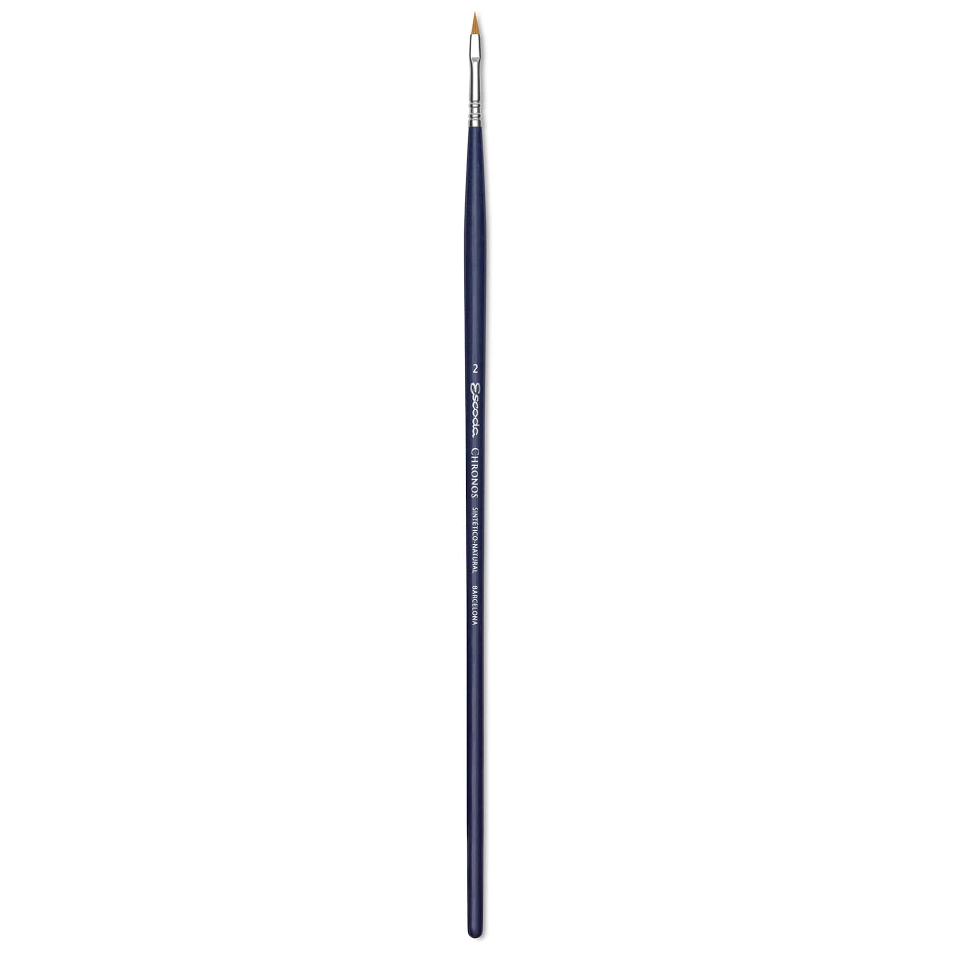 Escoda Chronos Brush - Long Handle, Filbert, Size 2