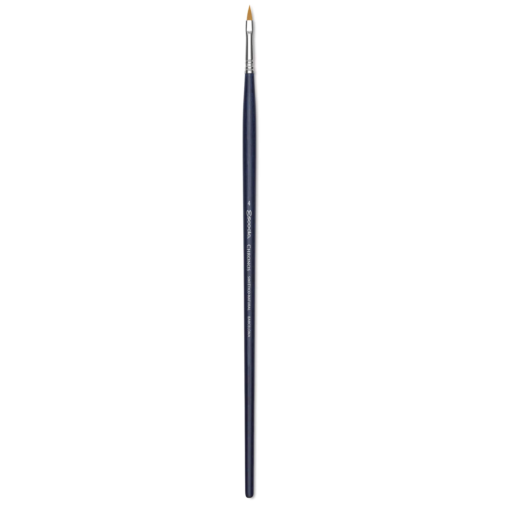 Escoda Chronos Brush - Long Handle, Filbert, Size 4