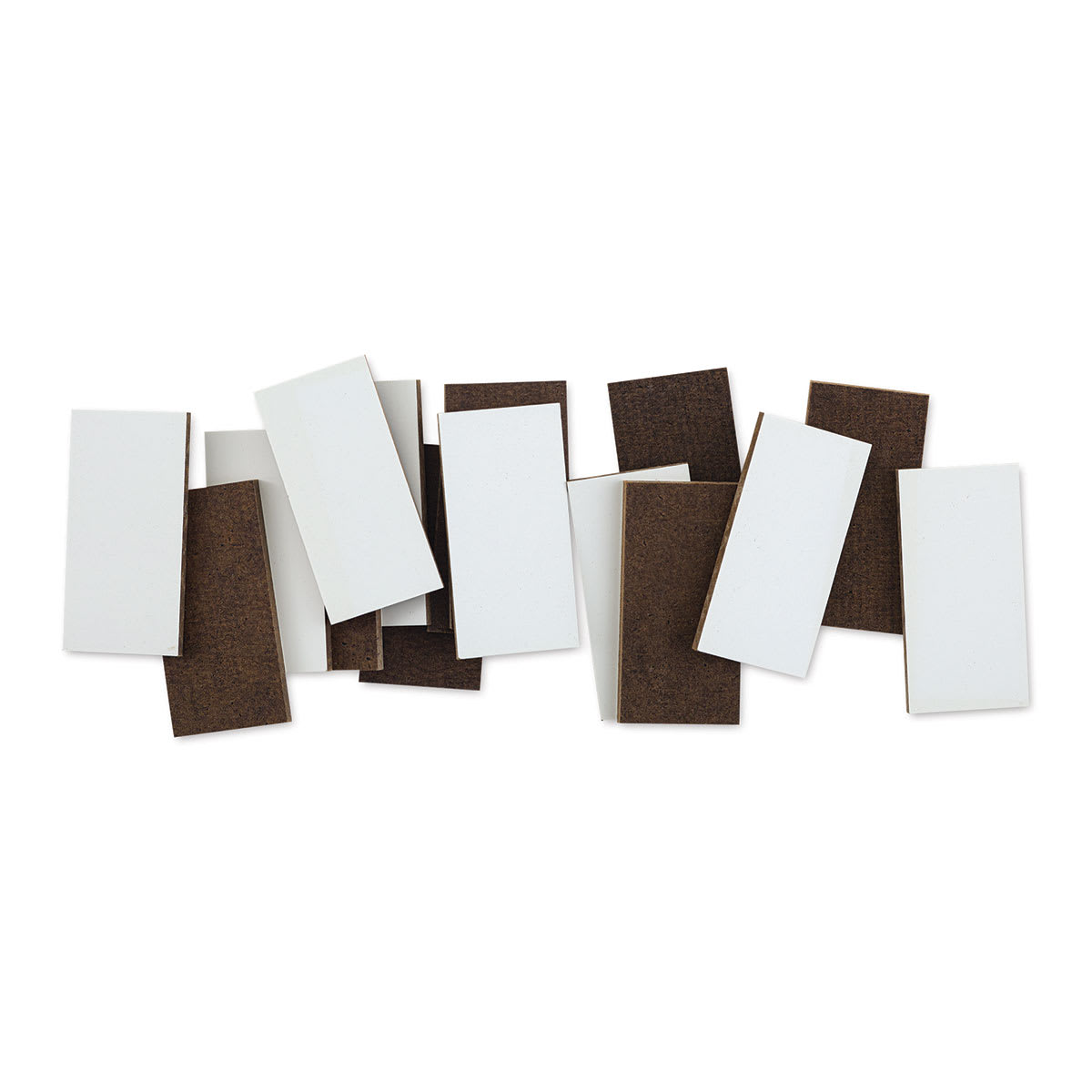 Ampersand Claybord Art Tiles - 1" W x 2" L x 1/8" D, Package of 16