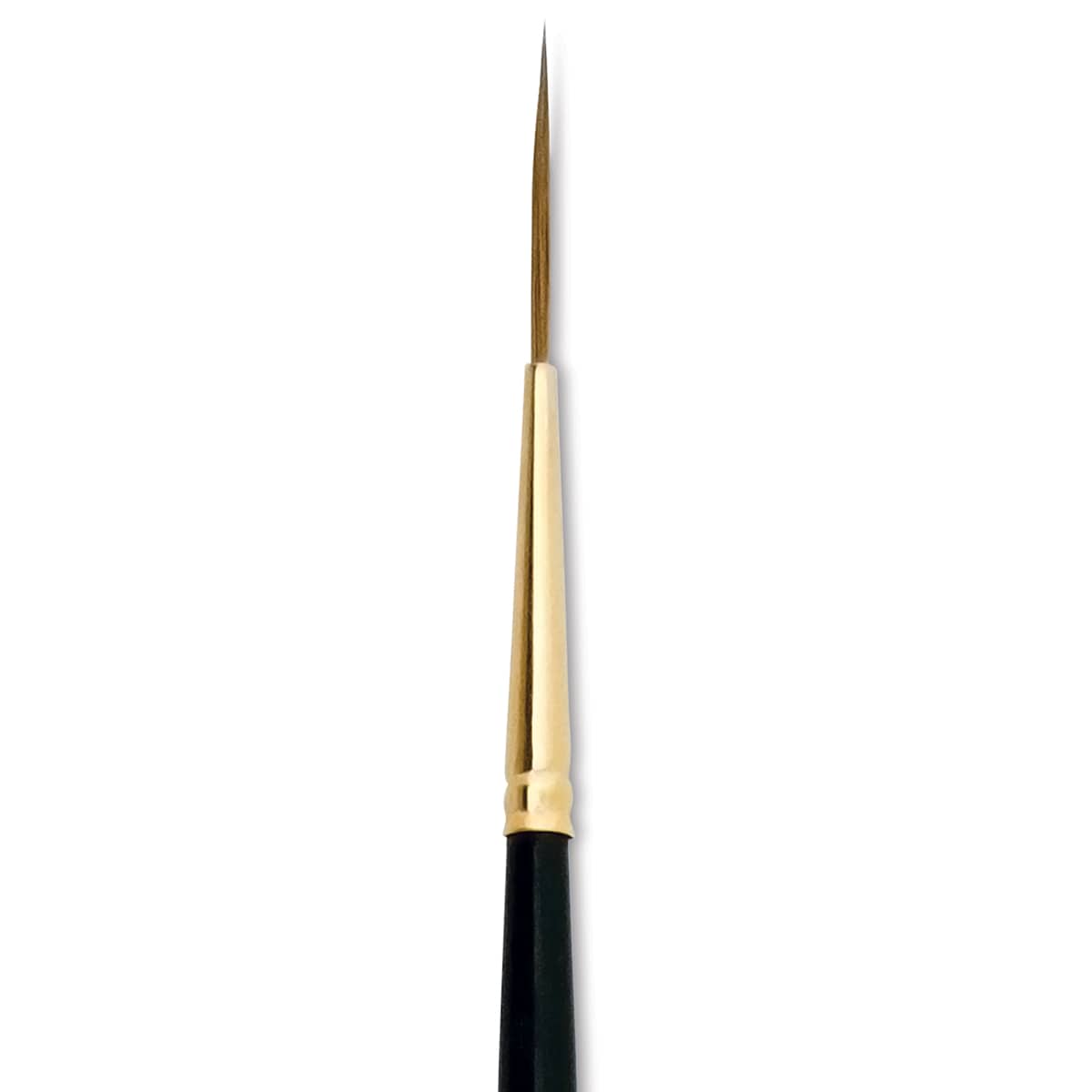 Silver Brush Renaissance Red Sable Brush - Script Liner, Short Handle, Size 0 close up
