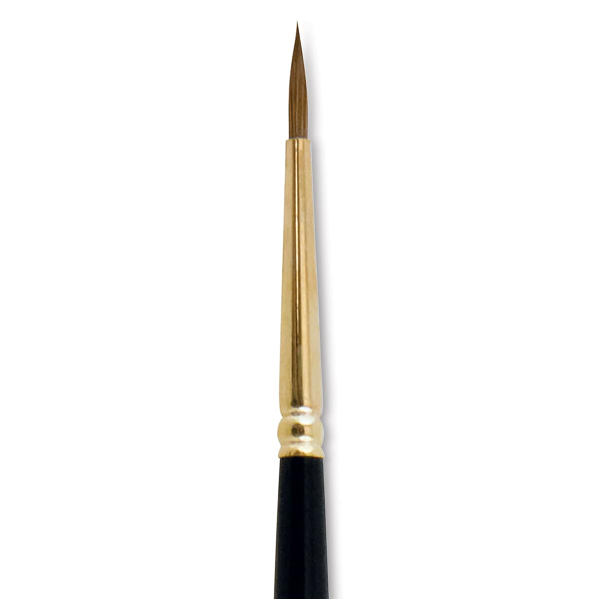 Silver Brush Renaissance Red Sable Brush - Round, Short Handle, Size 2 close up