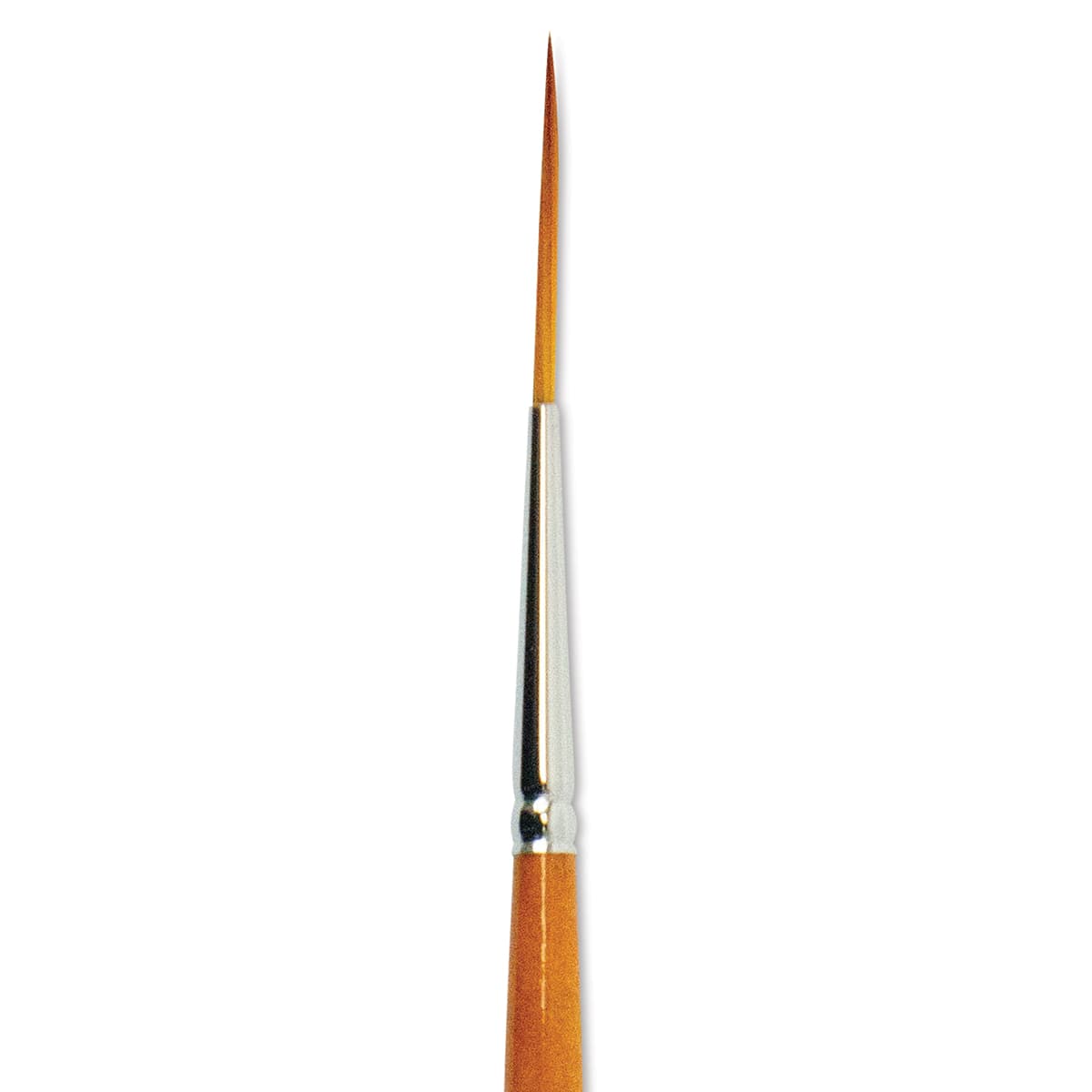 Silver Brush Golden Natural Brush - Script Liner, Short Handle, Size 2 close up