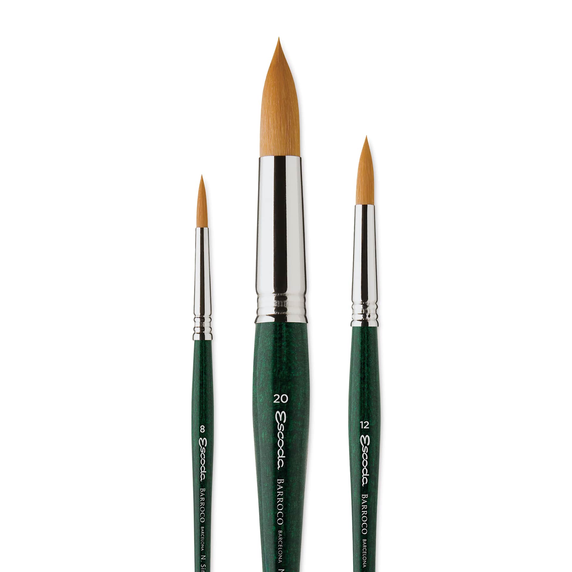 Escoda Signature Brush Set 1 - Nicholas Simmons, brushes out of packaging