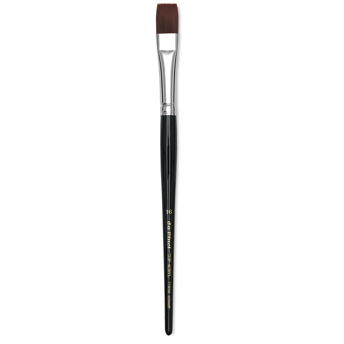 Da Vinci Top Acryl Synthetic Brush - Bright, Short Handle, Size 16