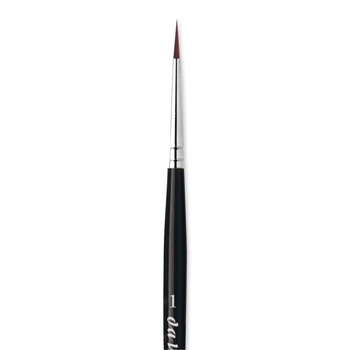 Da Vinci Top Acryl Synthetic Brush - Round, Short Handle, Size 1 close up