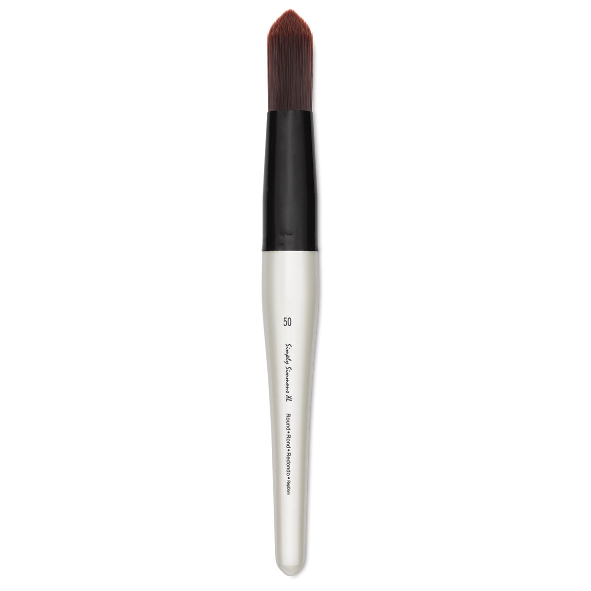Simply Simmons XL Stiff Synthetic Brush - Round, Size 50