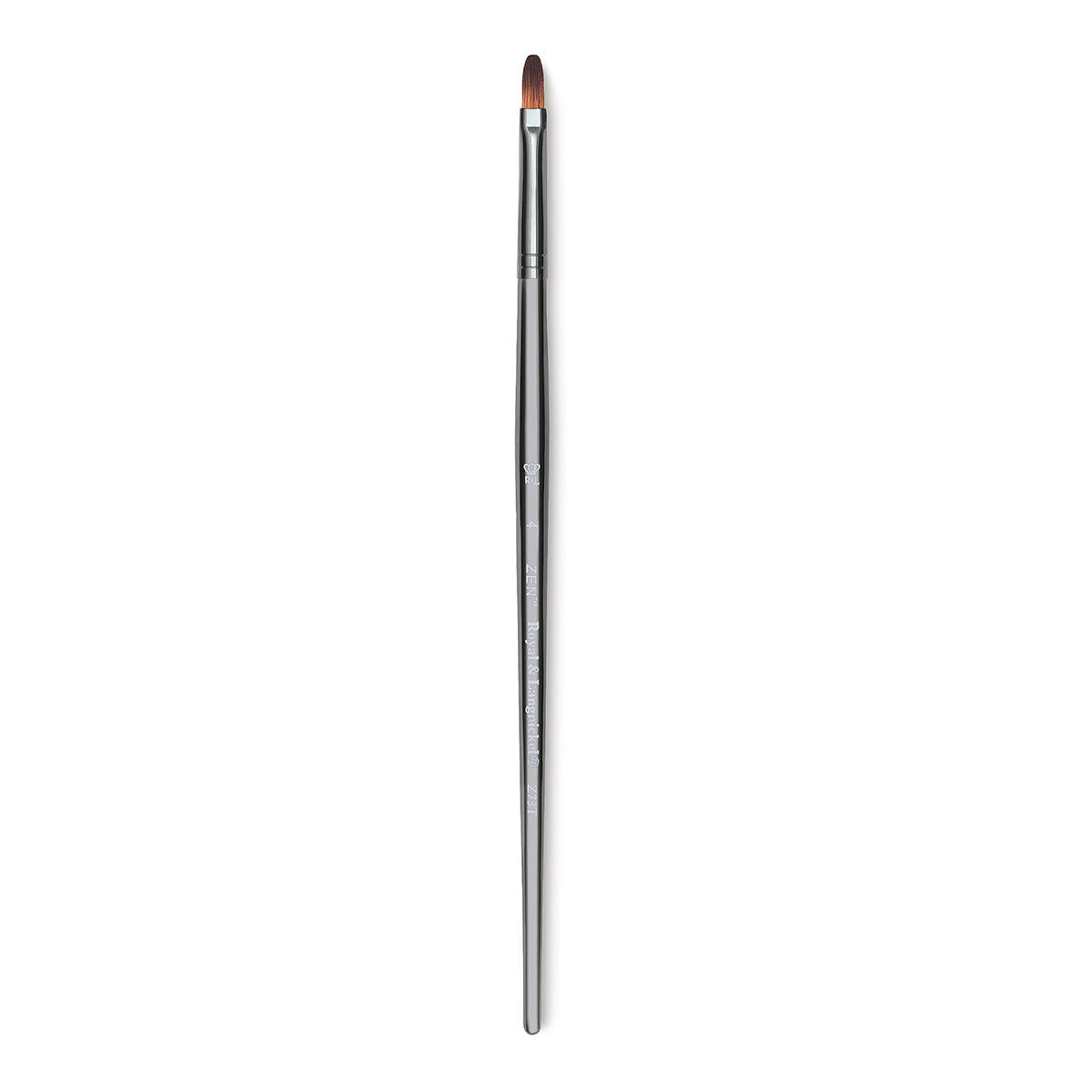 Royal & Langnickel Zen Brush - Filbert, Size 4, Short Handle