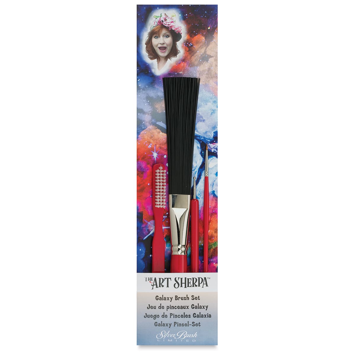 Silver Brush Art Sherpa Galaxy Synthetic Brush Set | BLICK Art