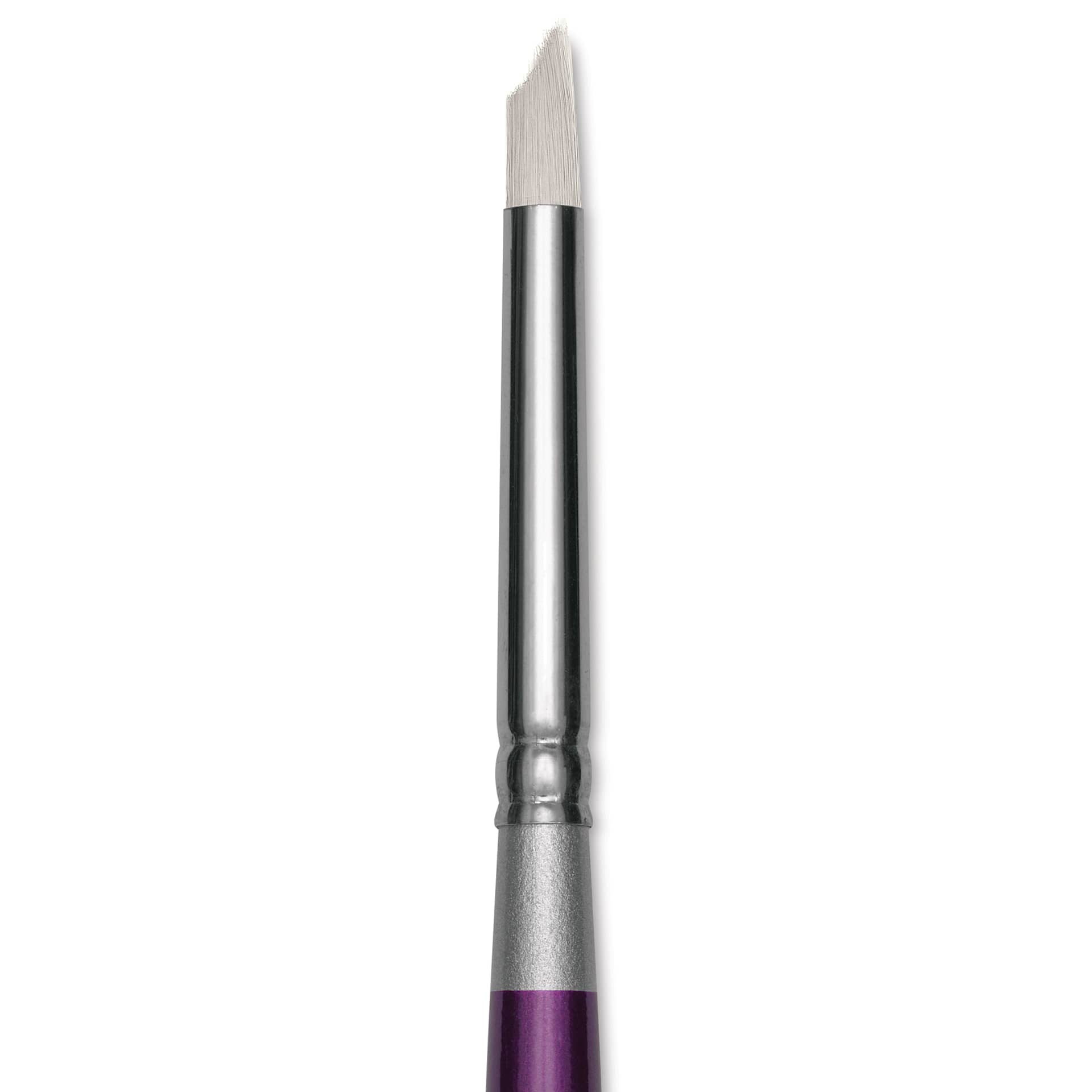 Silver Brush Silver Silk 88 Synthetic Brush - Short Handle, Deerfoot, Size 1/4", close-up