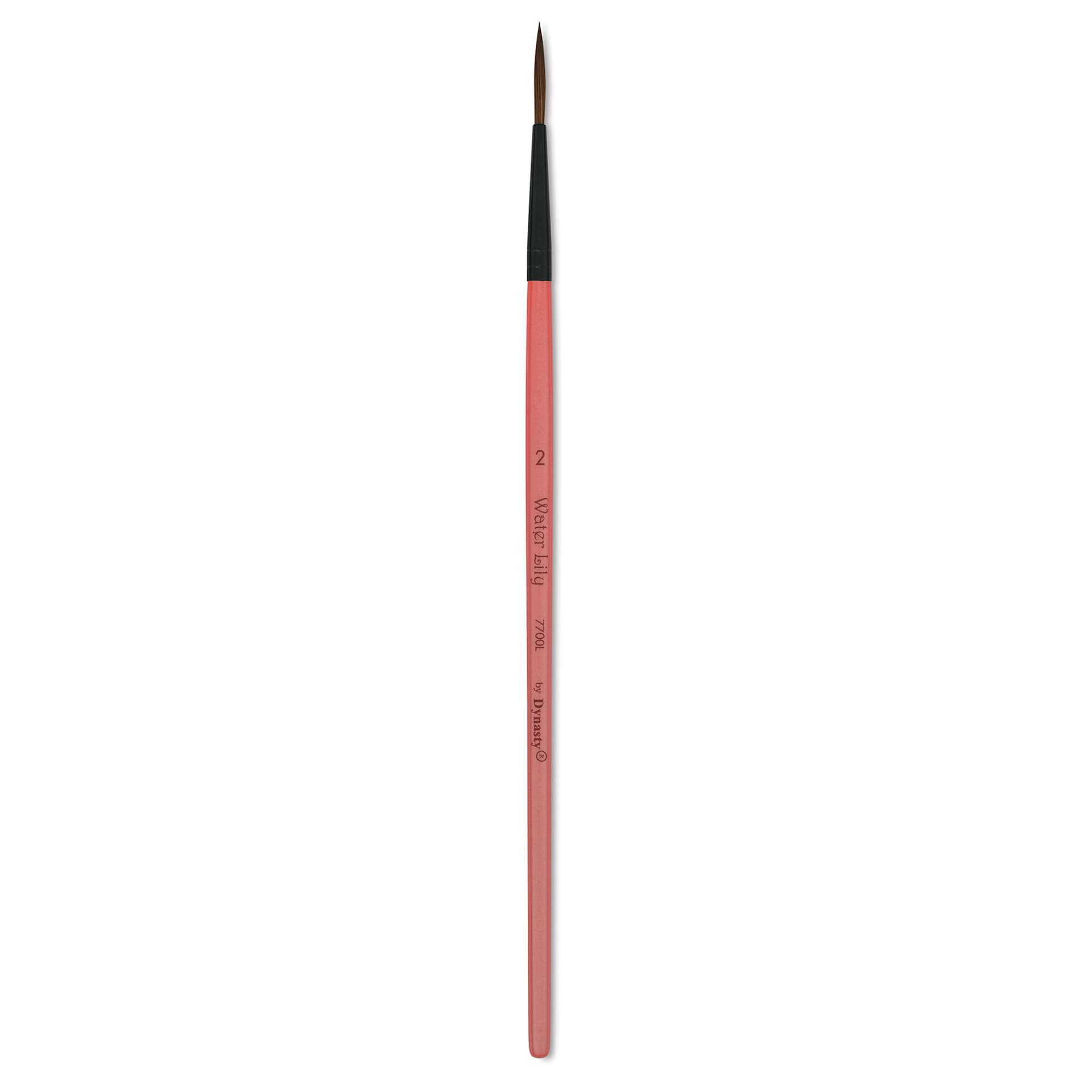 Dynasty Water Lily Watercolor Brush - Short Handle, Liner, Size 2