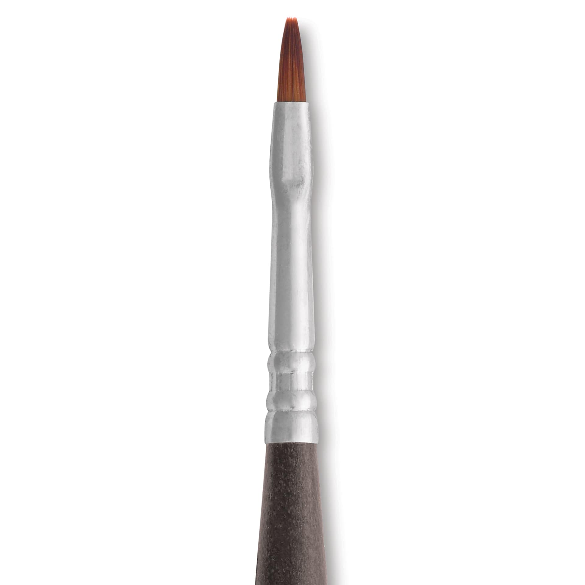 Escoda Prado Tame Synthetic Travel Brush - Bright, Short Handle, Size 2, close-up