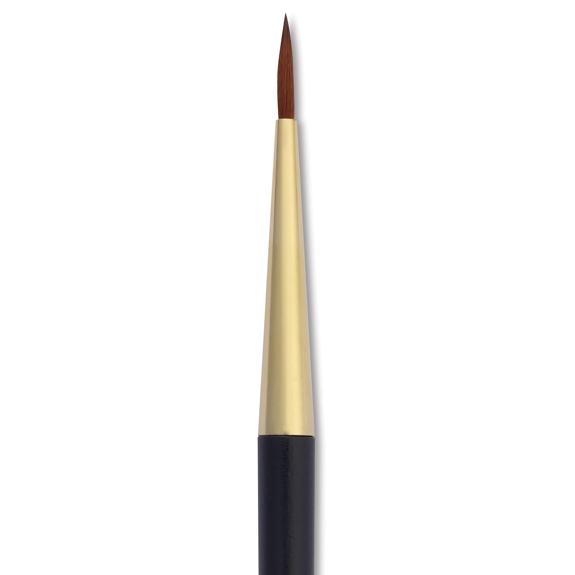 Isabey Isagold Synthetic Brush - Round, Short Handle, Size 4, close-up