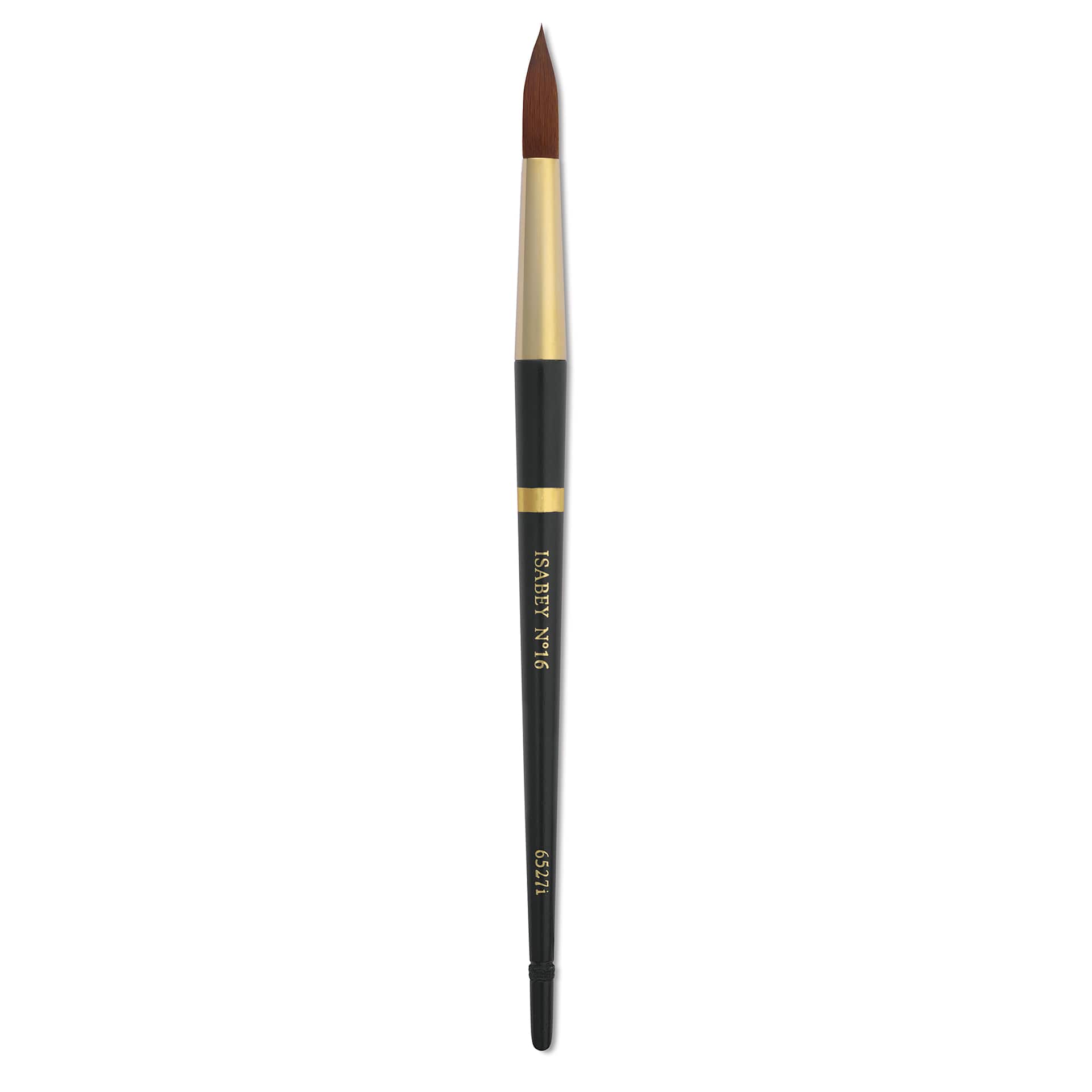 Isabey Isagold Synthetic Brush - Round, Short Handle, Size 16