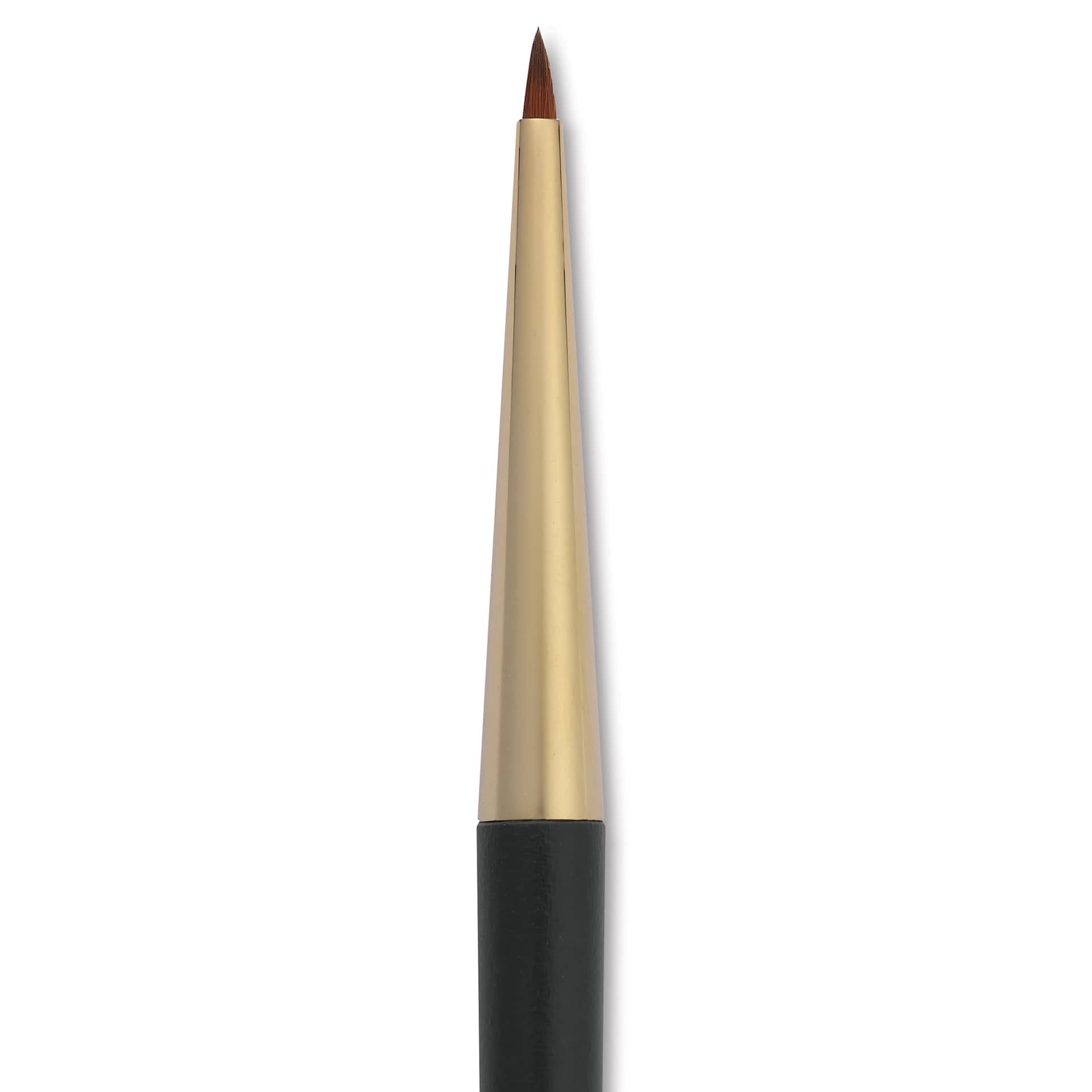 Isabey Isagold Synthetic Brush - Spotter, Short Handle, Size 4, close-up