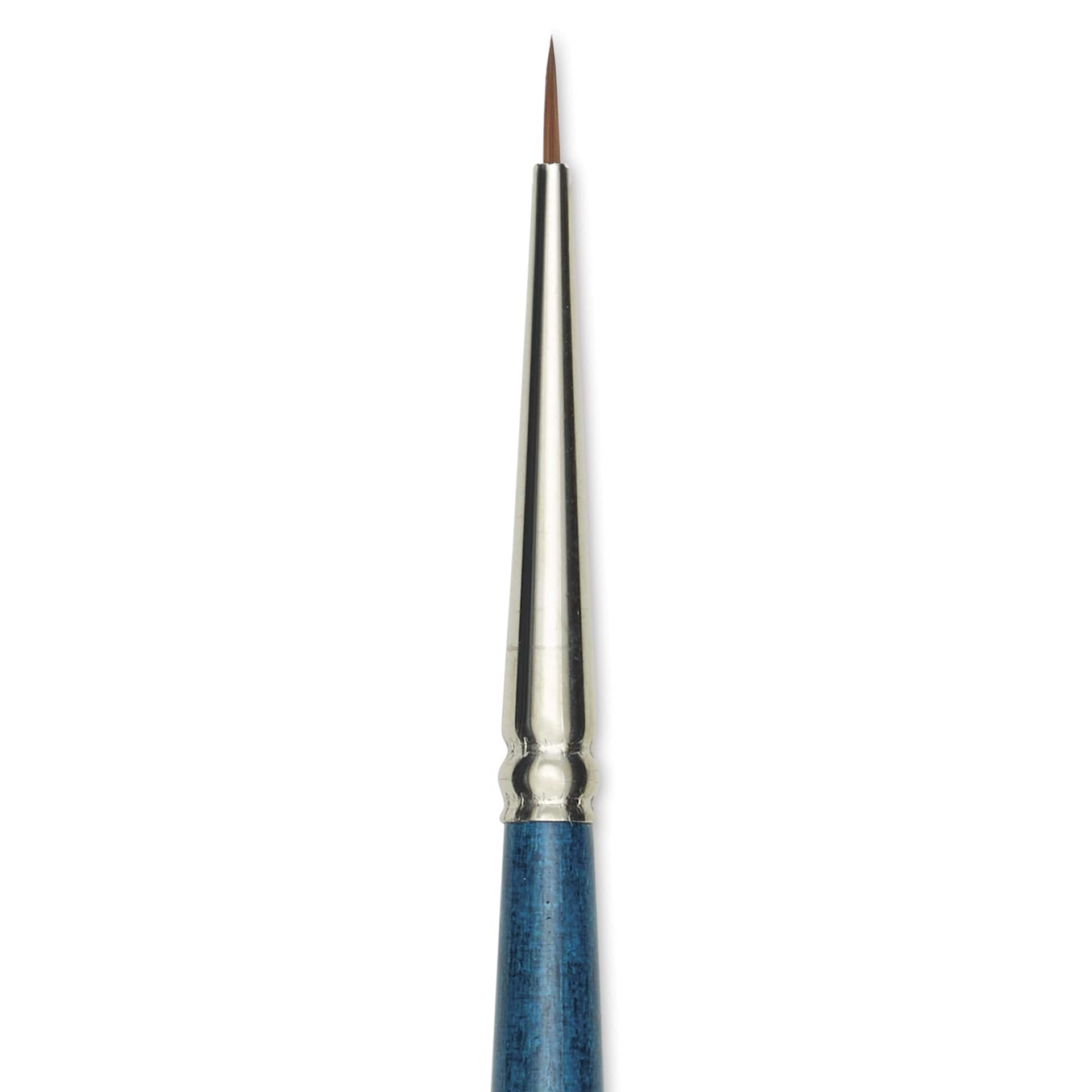 Silver Brush BelleAqua Brush - Round, Short Handle, Size 5/0, close-up
