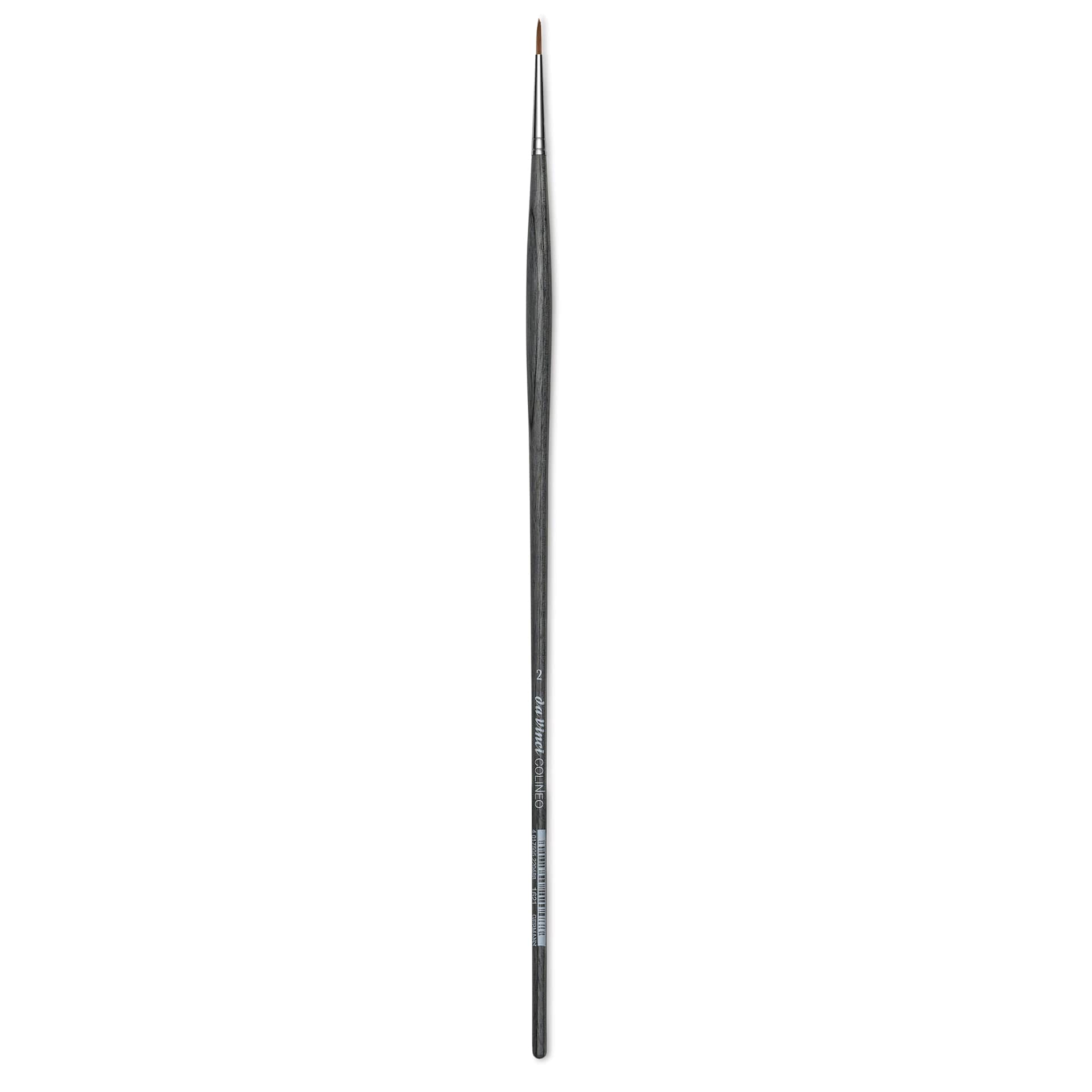Da Vinci Colineo Synthetic Kolinsky Sable Brush - Round, Size 2, Long Handle
