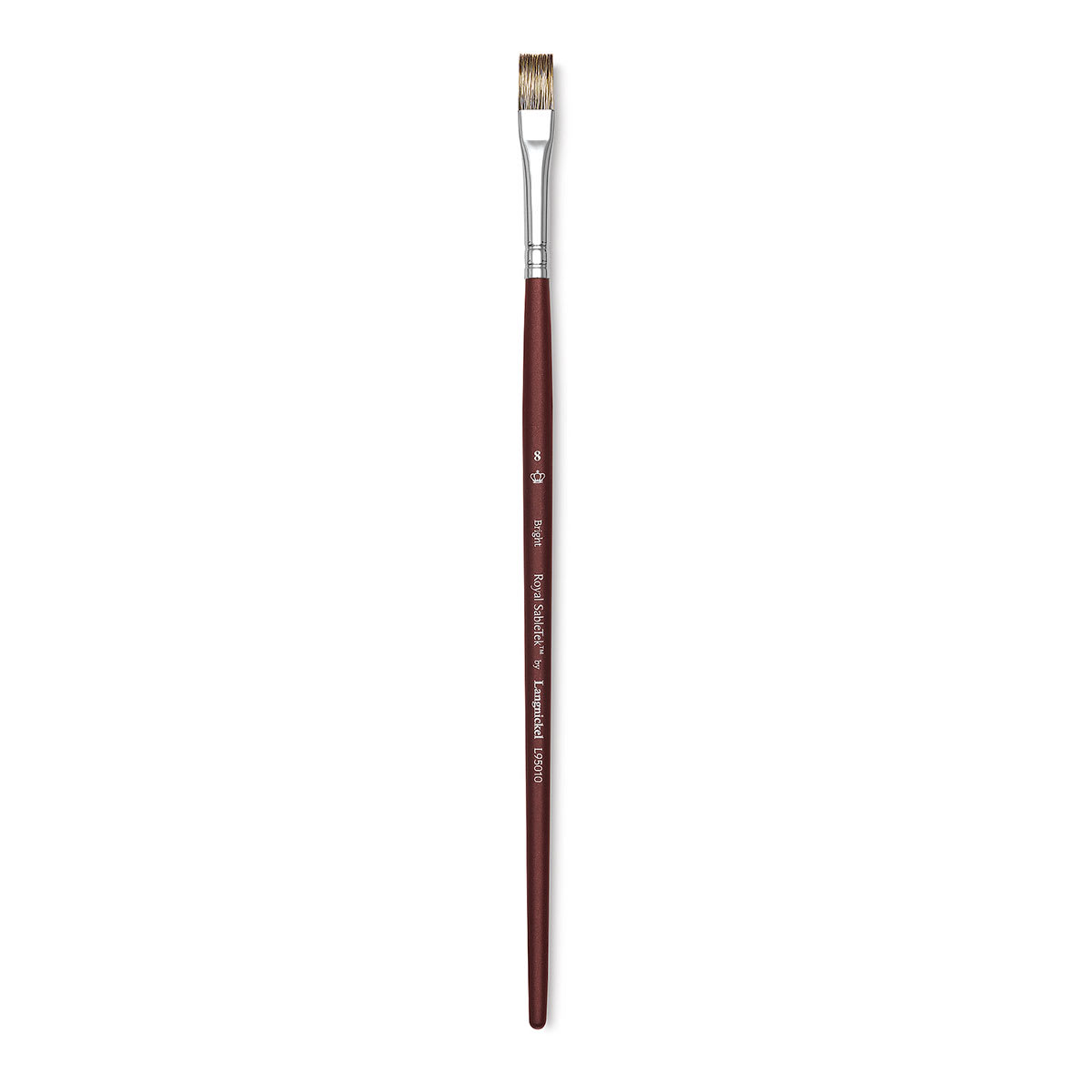 Royal & Langnickel SableTek Brush - Bright, Short Handle, Size 8