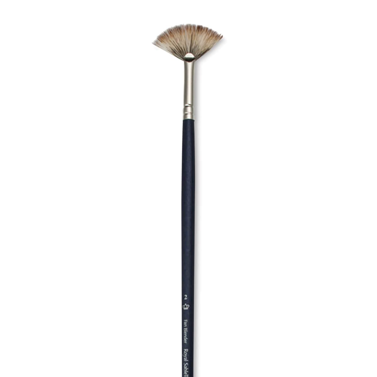 Royal & Langnickel SableTek Brush - Fan Blender, Long Handle, Size 2
