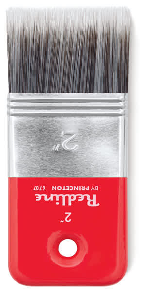 Princeton Redline Series 6700 Synthetic Brush - 2" Flat Paddle Brush shown