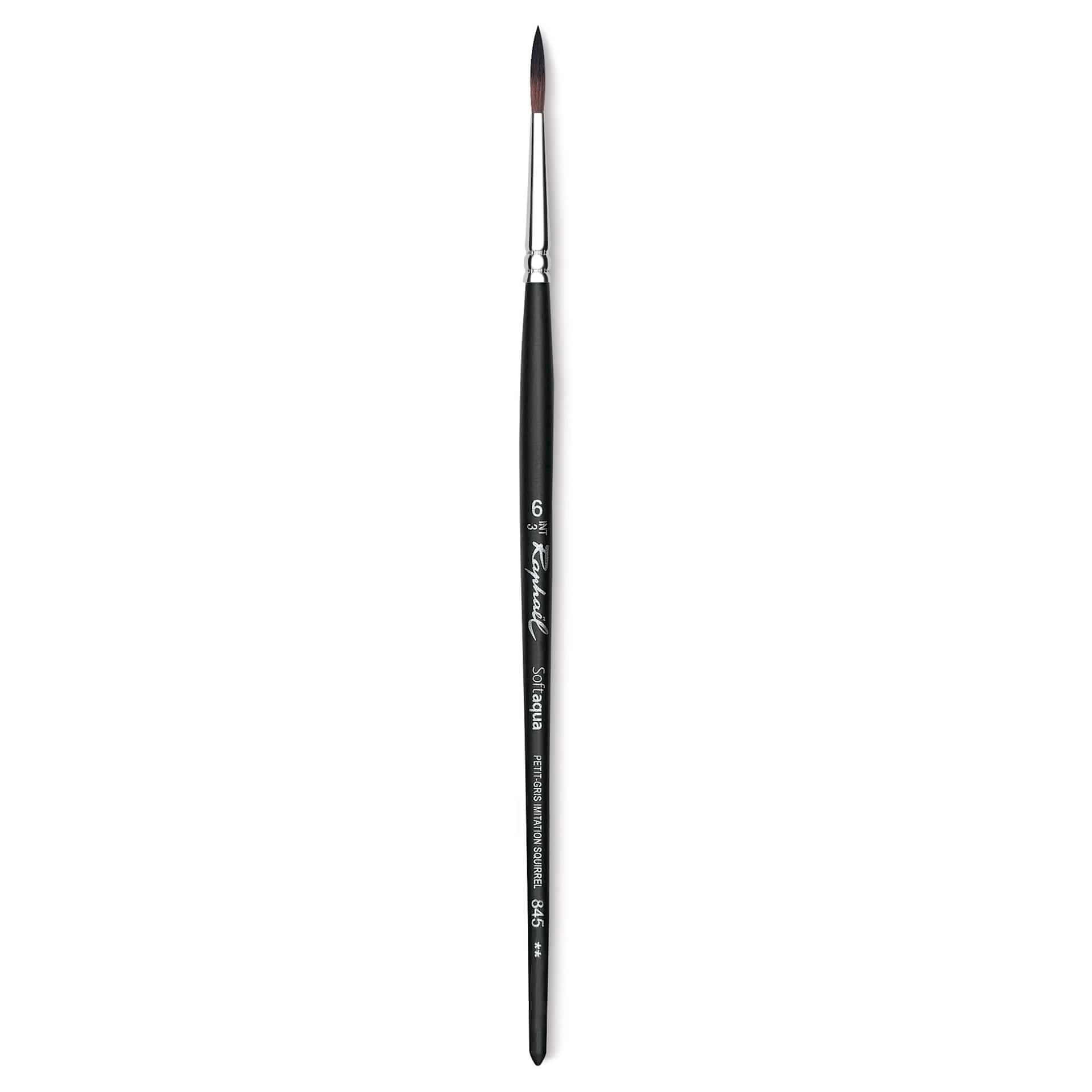 Raphaël Soft Aqua Brush - Round, Size 6, Short Handle
