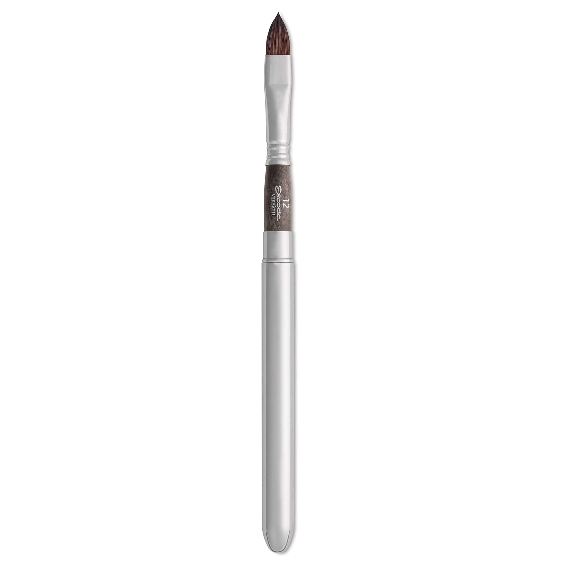Escoda Versatil Travel Brush - Filbert, Short Handle, Size 12