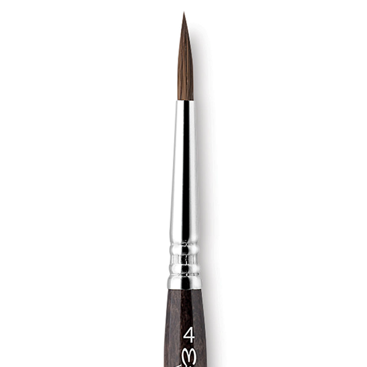 Escoda Versatil Brush - Travel Round, Size 4, Short Handle close up